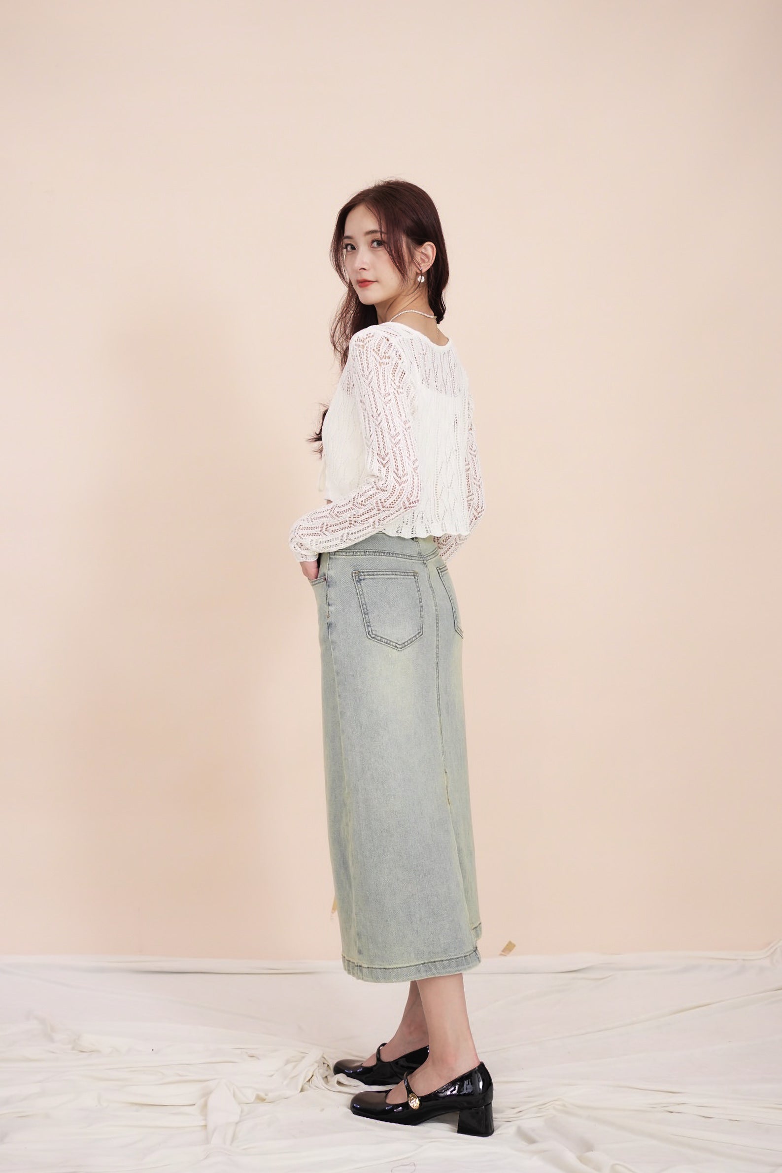 Jeetaya Denim Skirt (Defect)