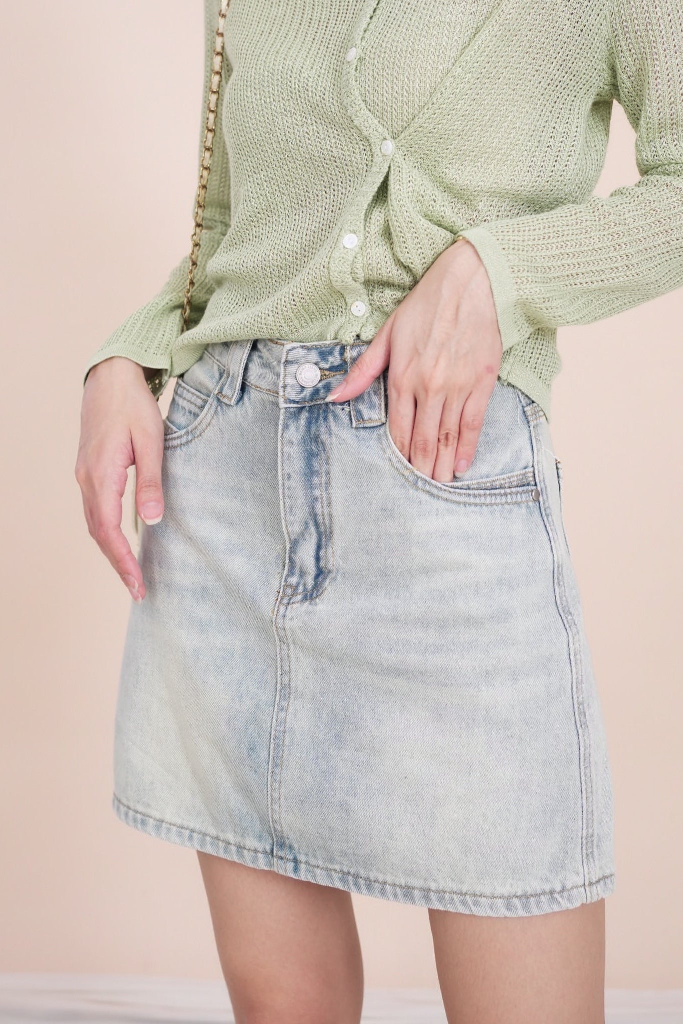 Leslie Denim Skirt