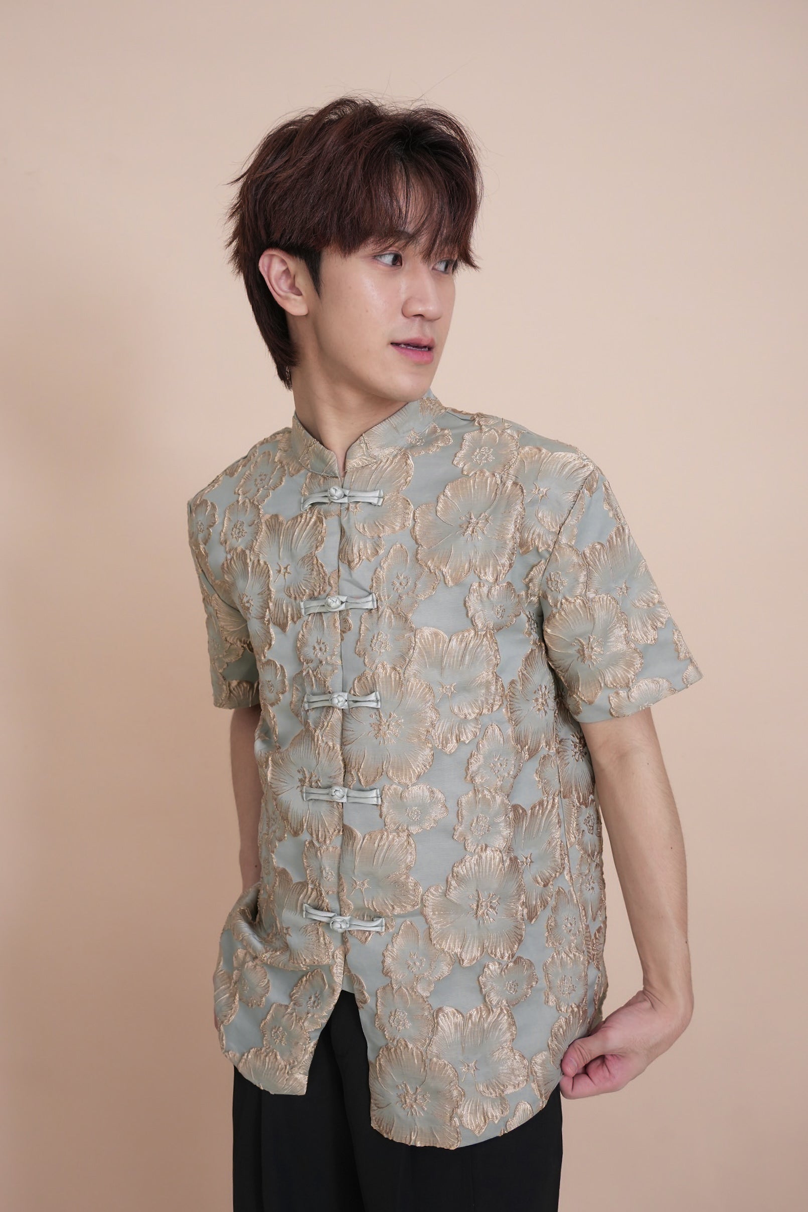 He He Cheongsam Shirt