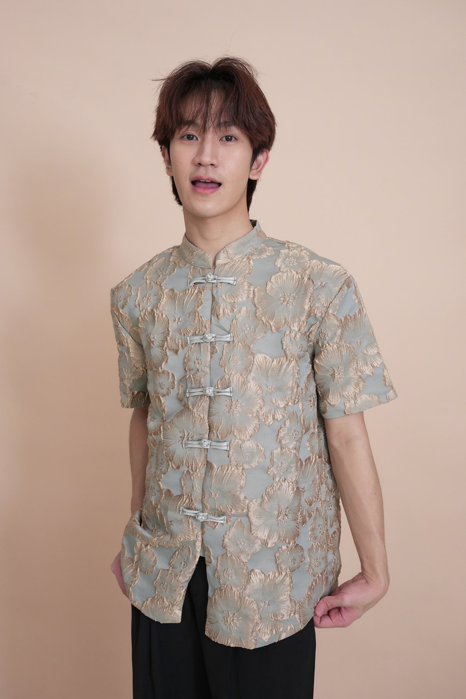 He He Cheongsam Shirt