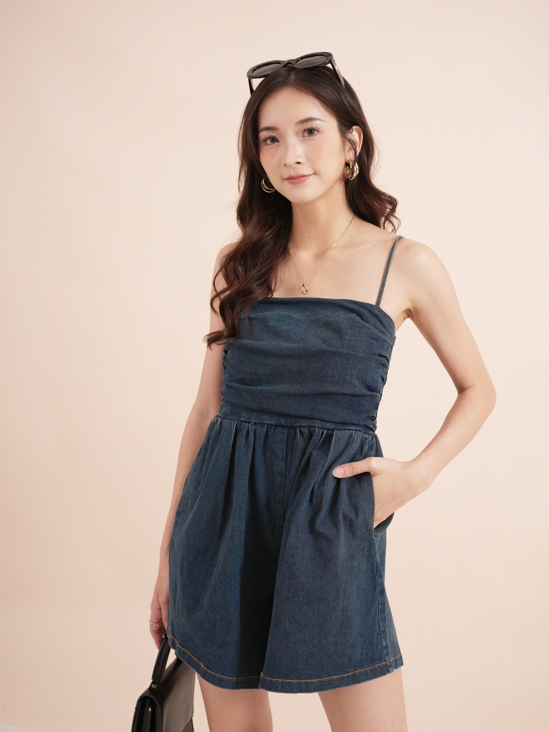 Ruby Denim Romper