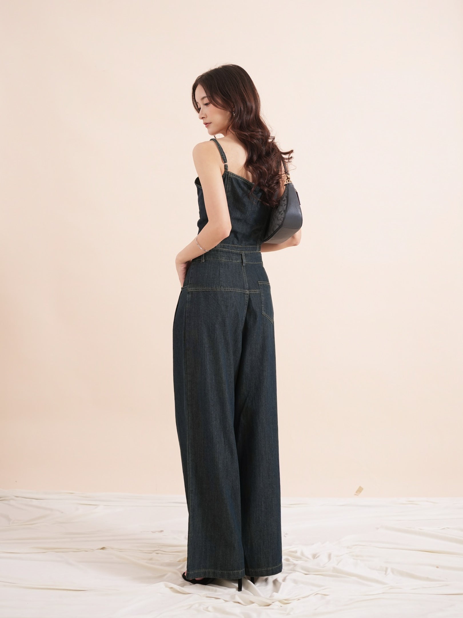 Lamer Camisole Denim Pants