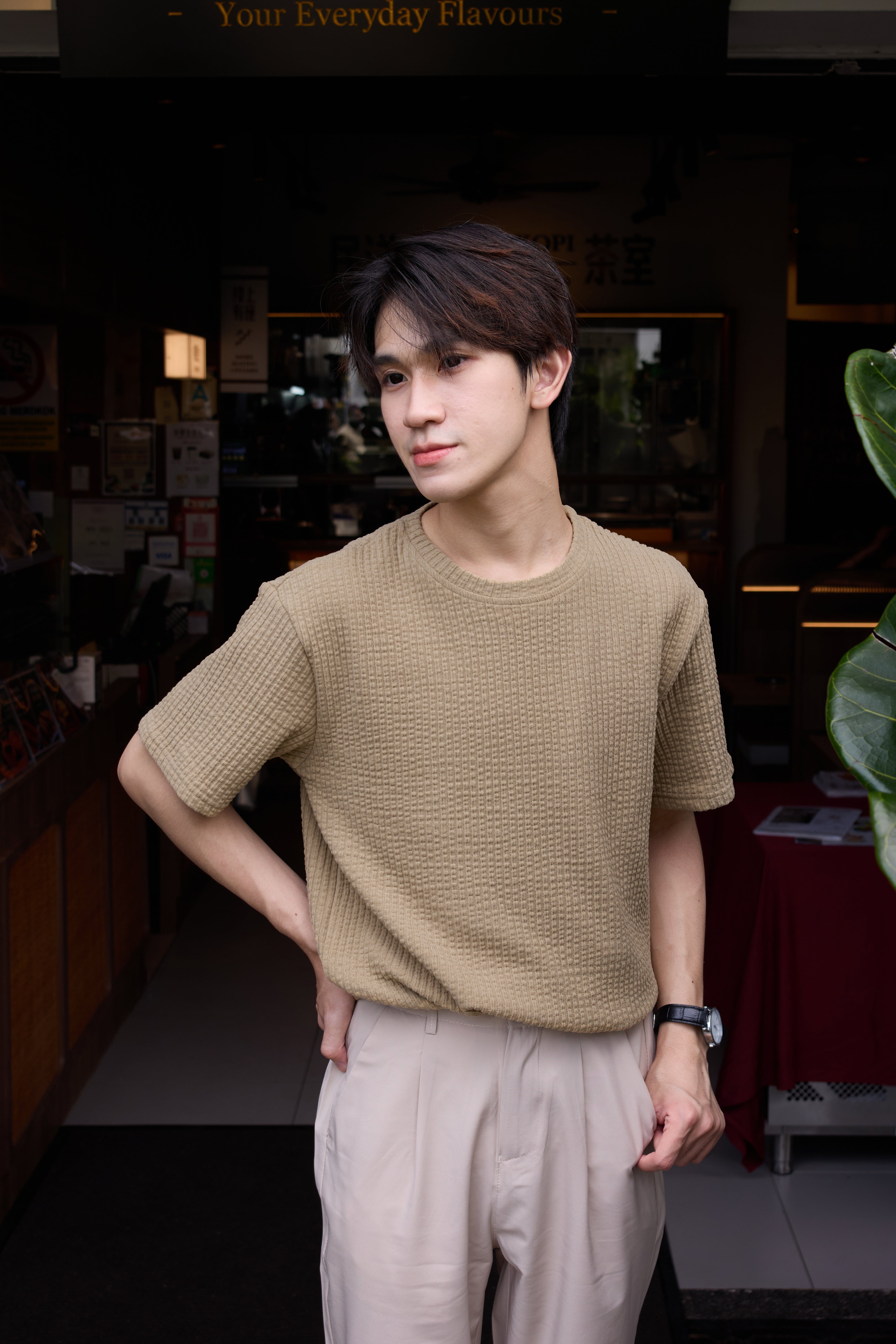 James Crew Neck T-Shirt(Defect)