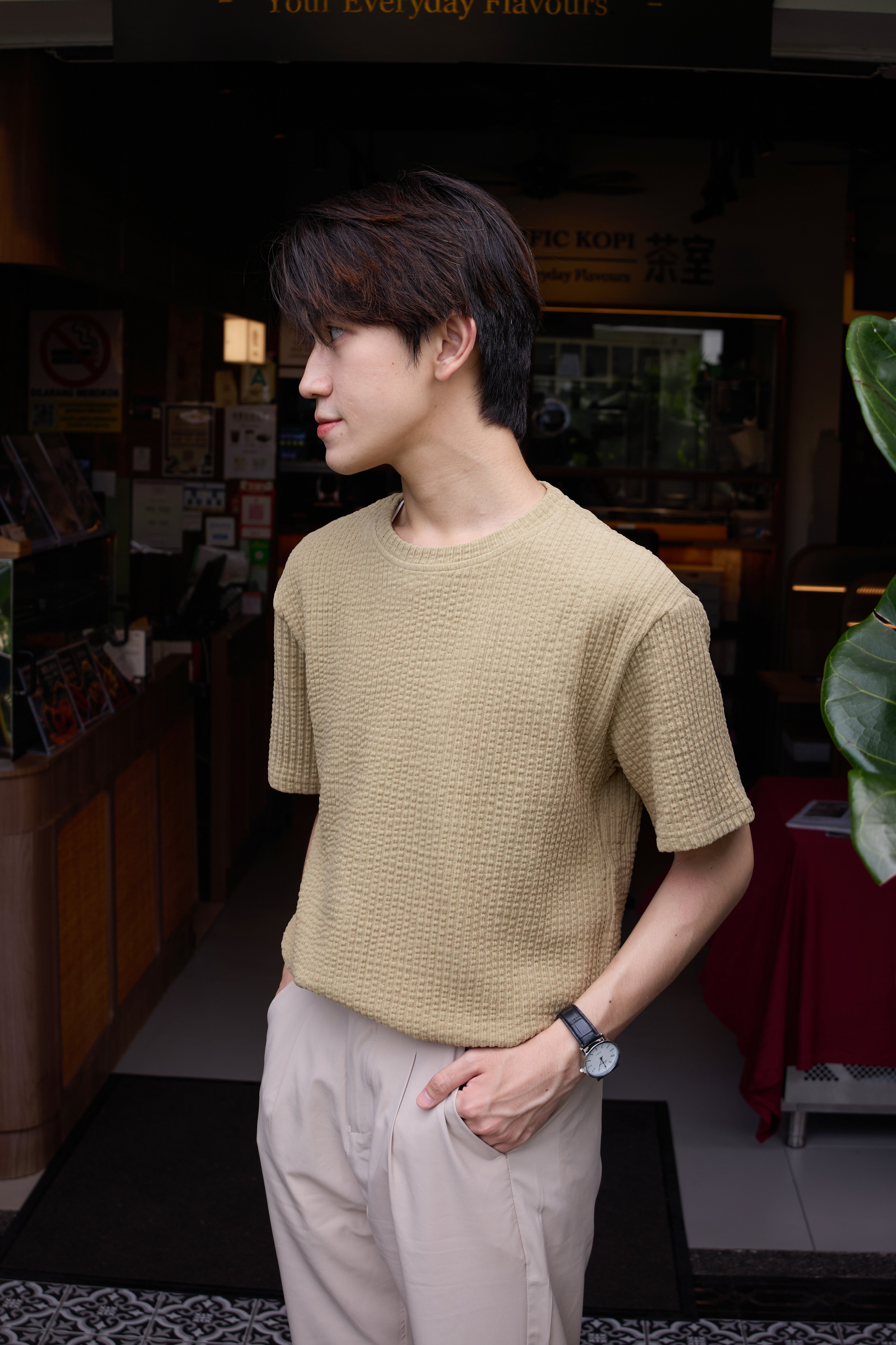 James Crew Neck T-Shirt(Defect)