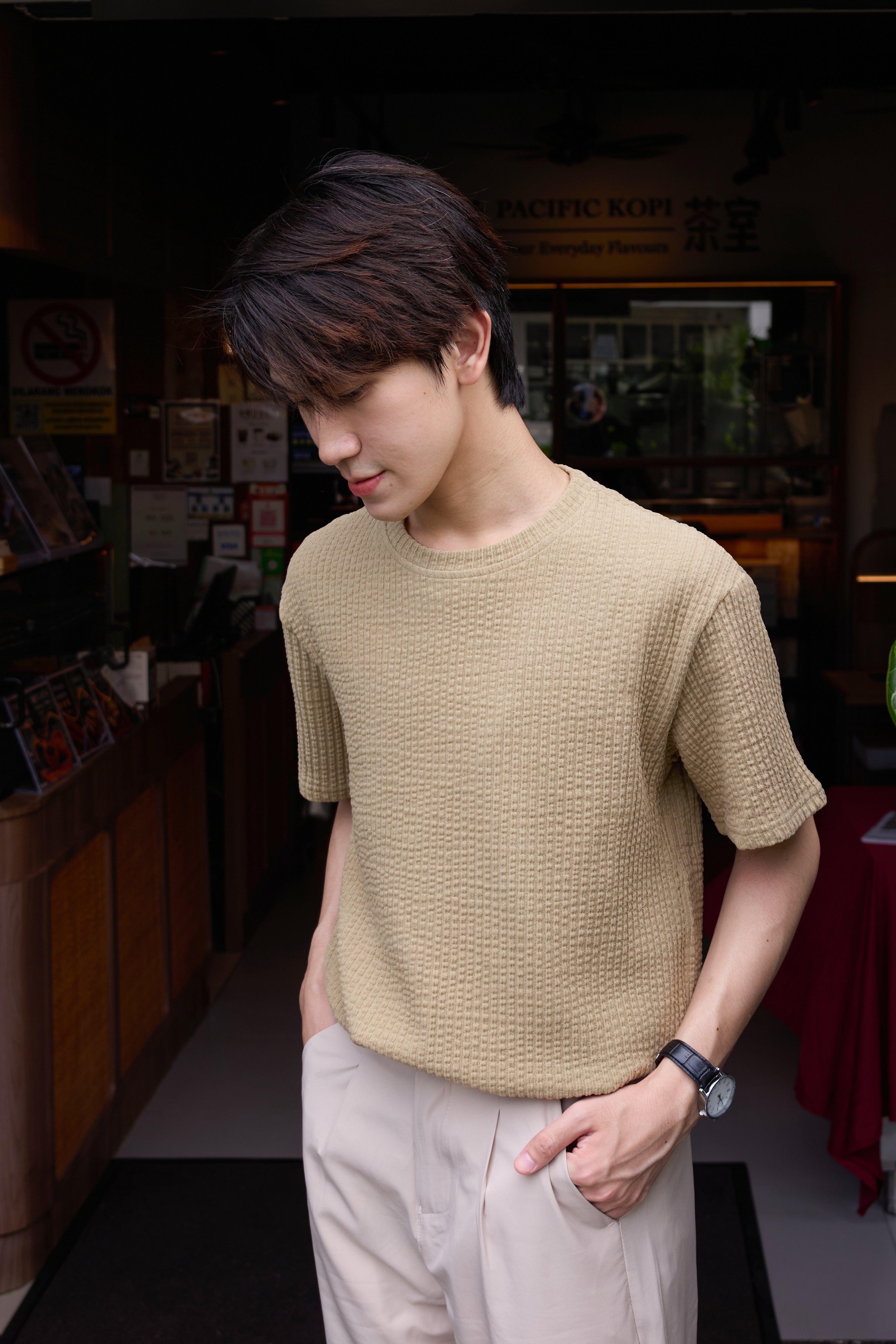 James Crew Neck T-Shirt(Defect)