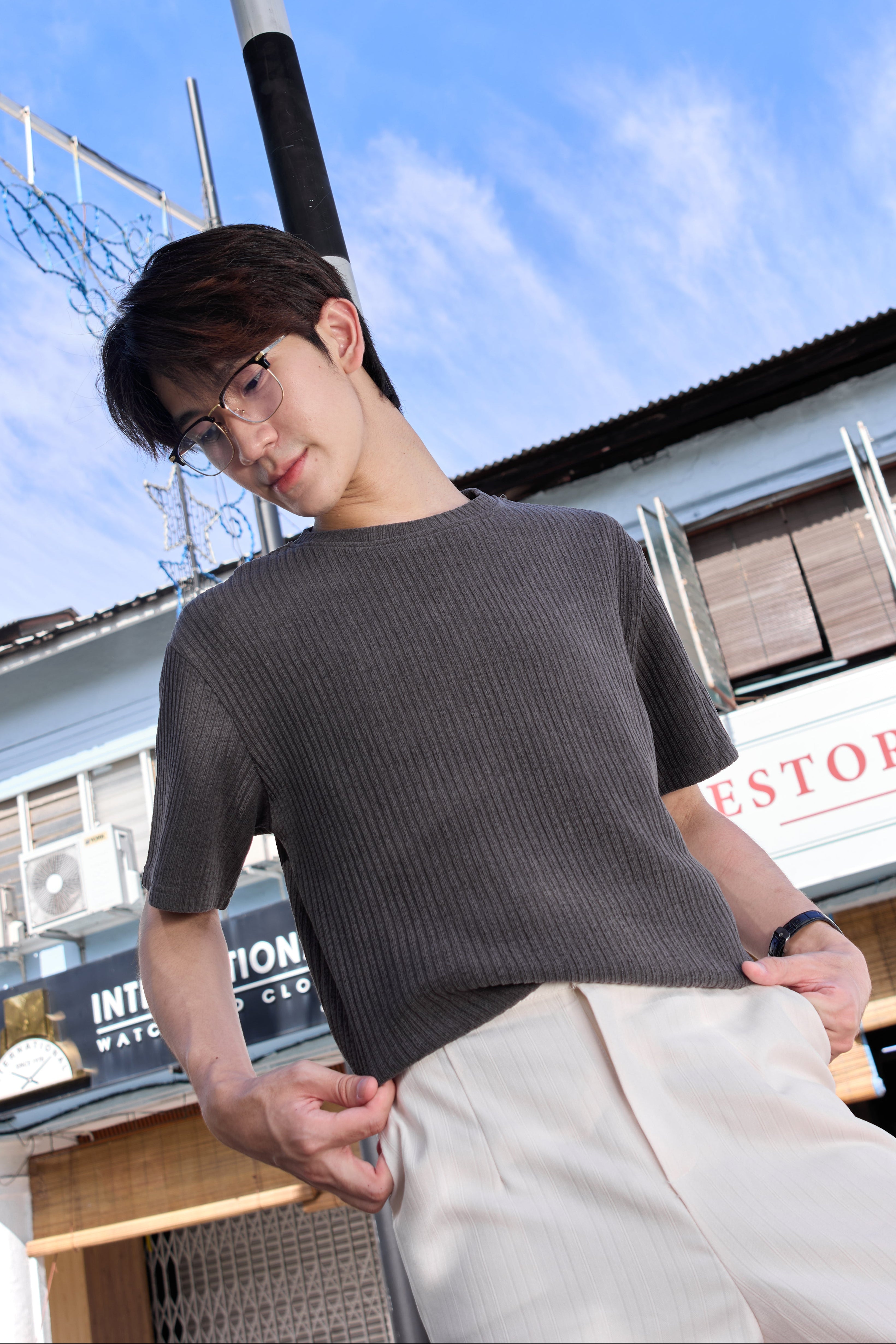 James Crew Neck T-Shirt