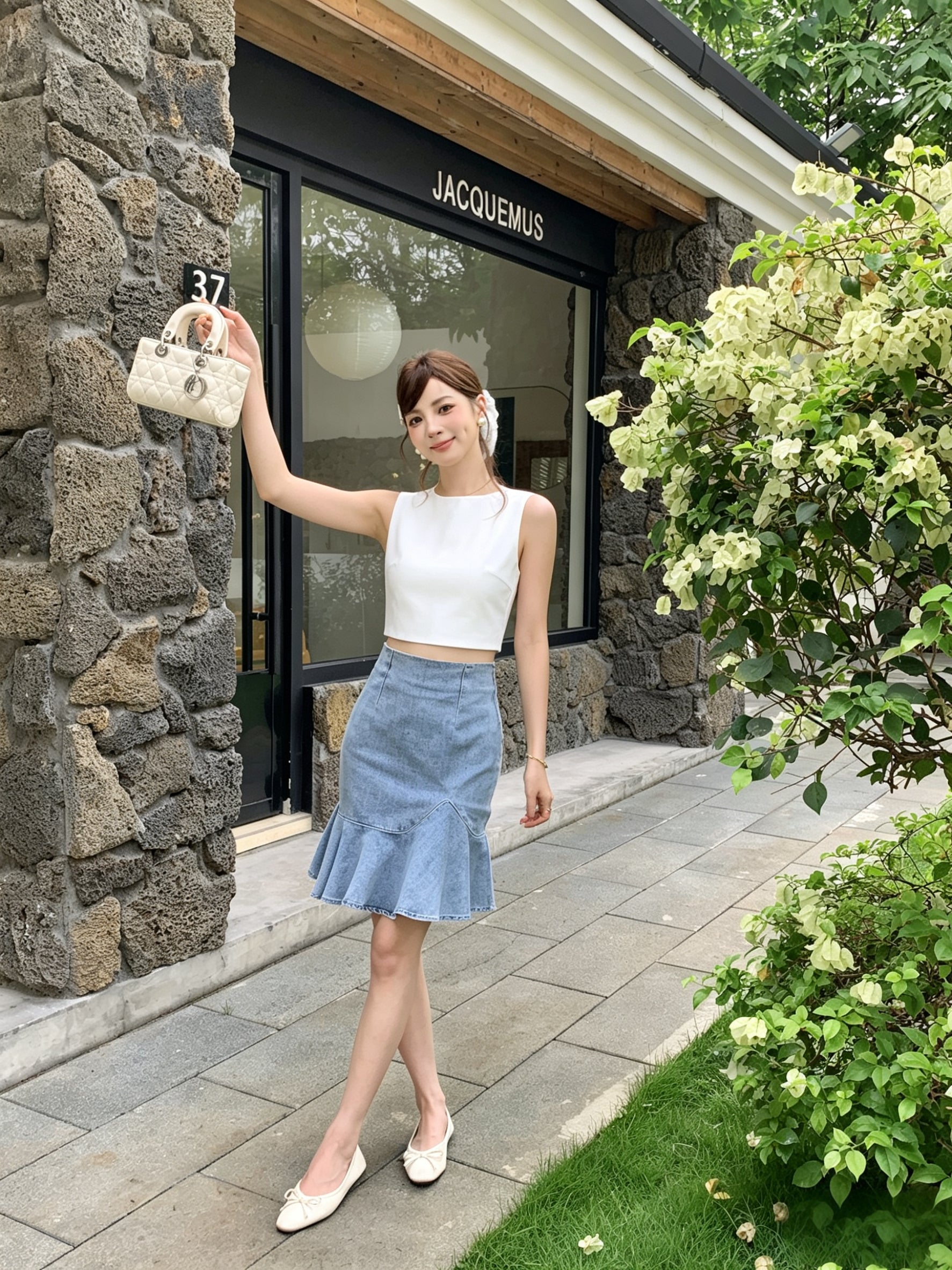Sopfi Denim Skirt
