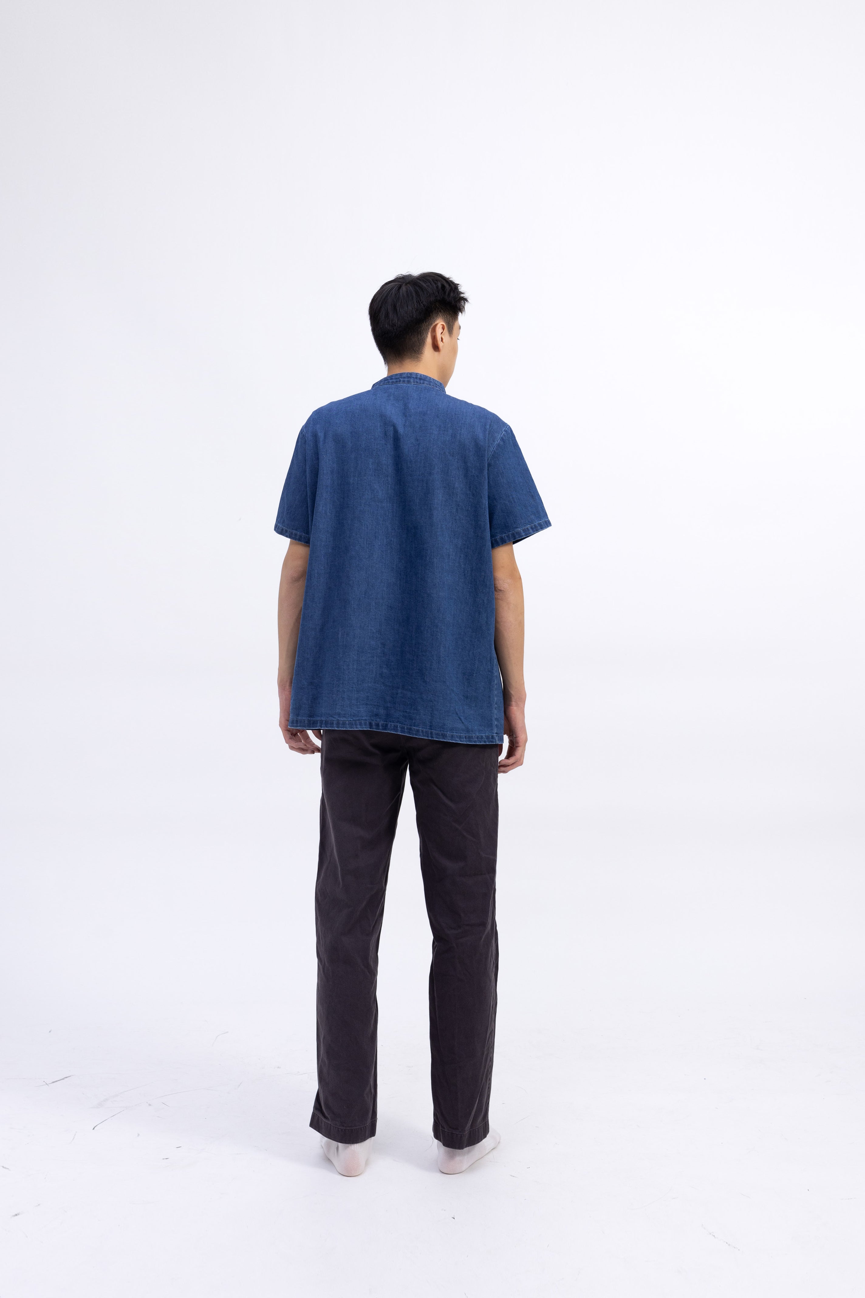 Ronal Denim Cheongsam Shirt