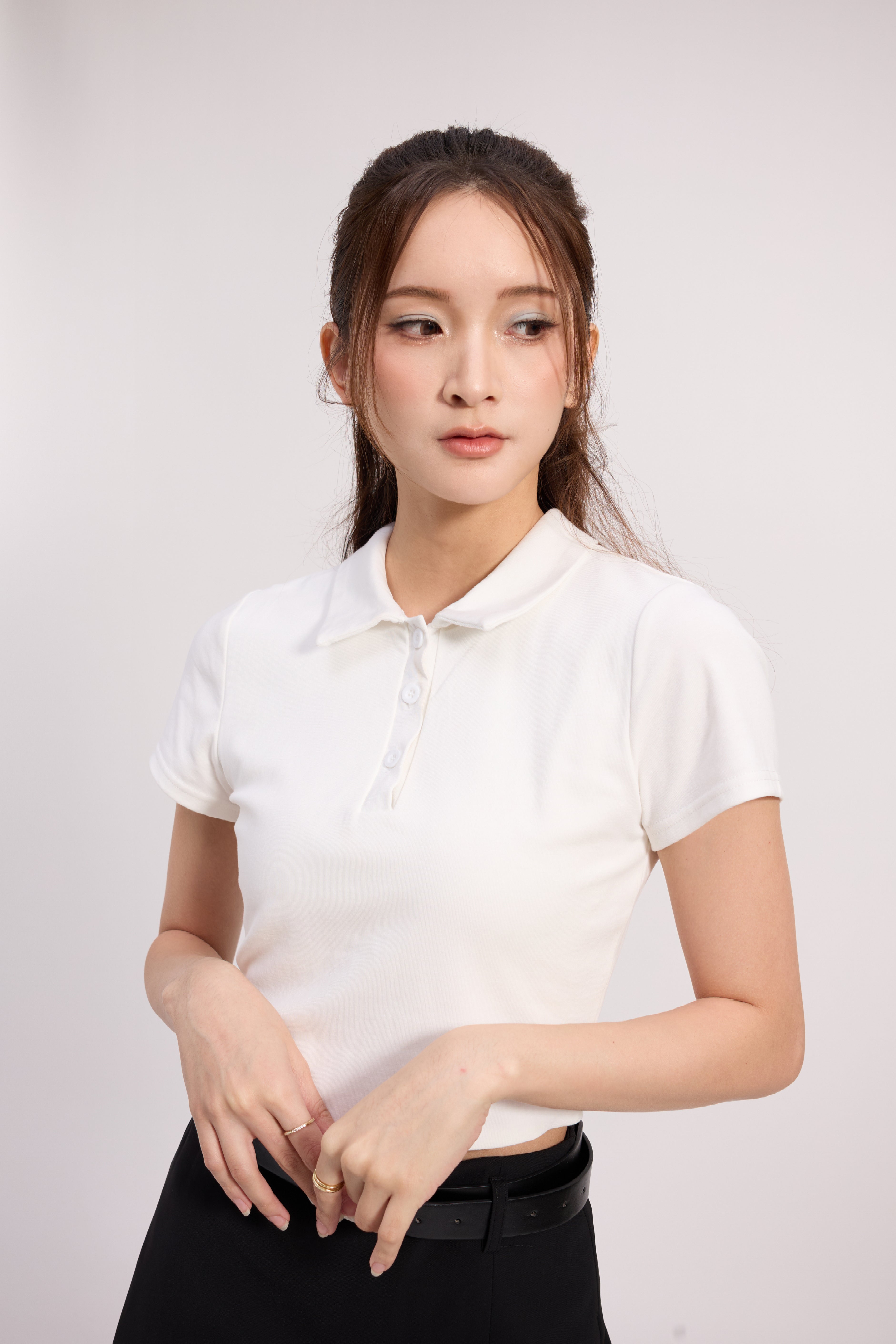 Kora Polo Crop Top