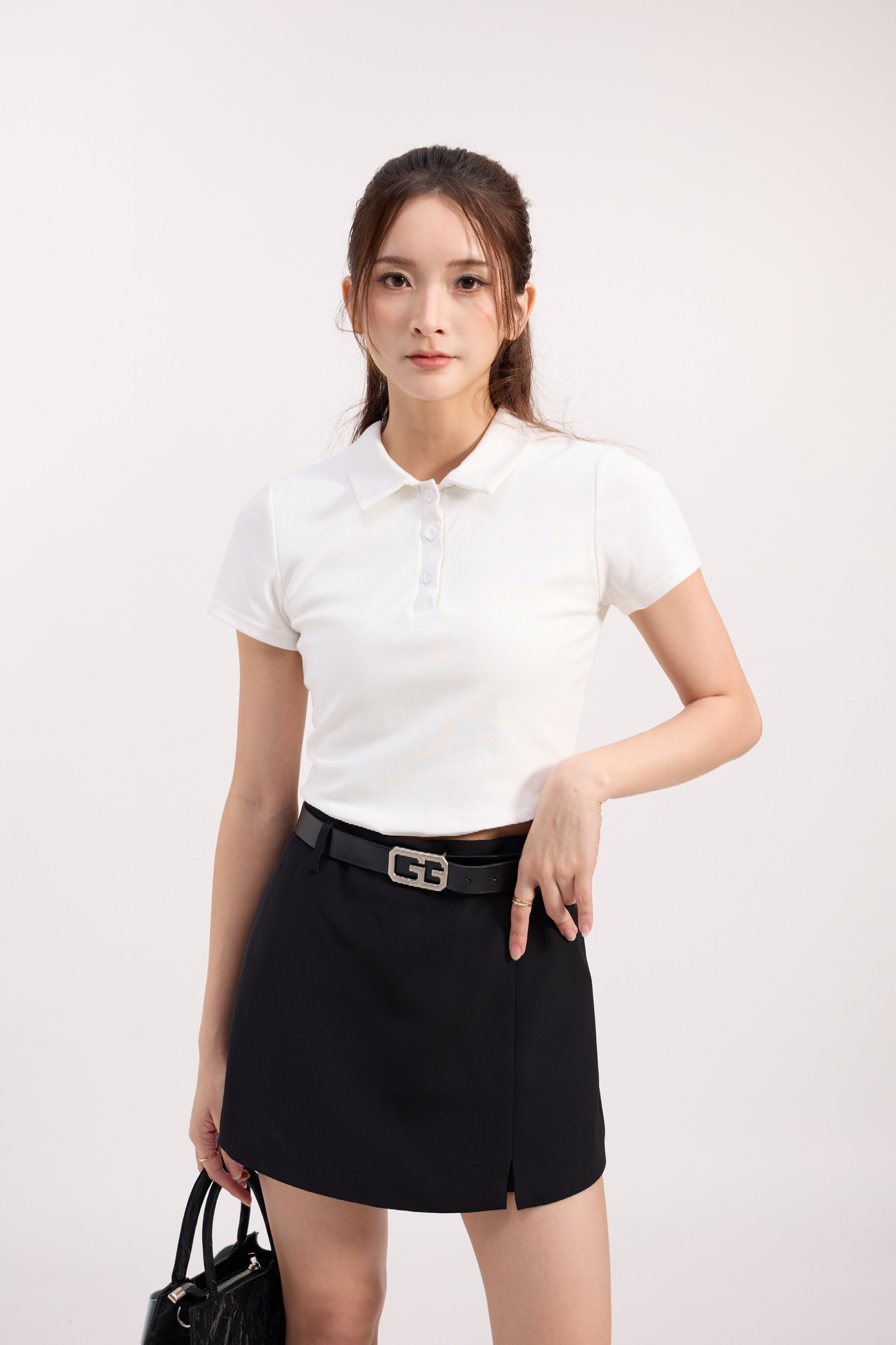 Kora Polo Crop Top