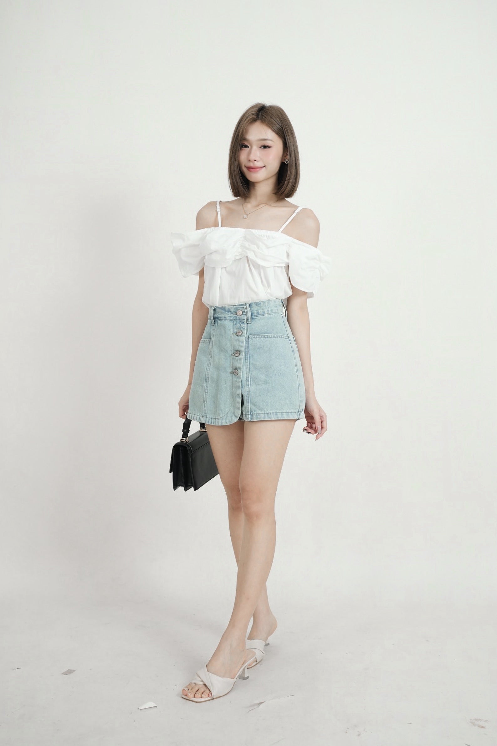 Kushino Denim Skorts