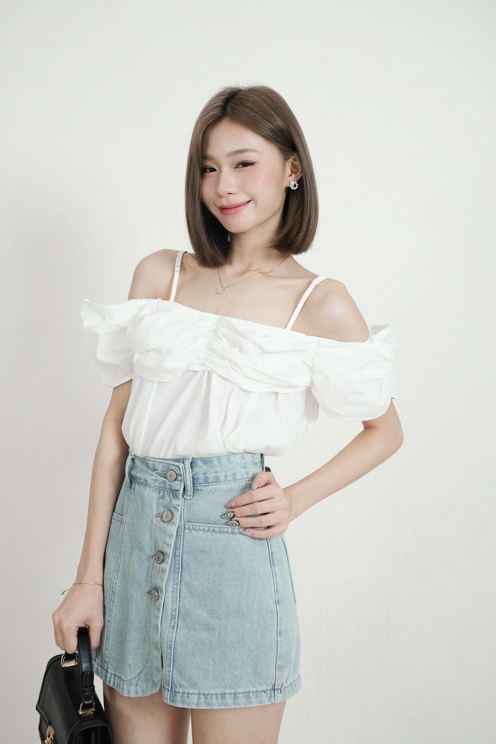 Kushino Denim Skorts