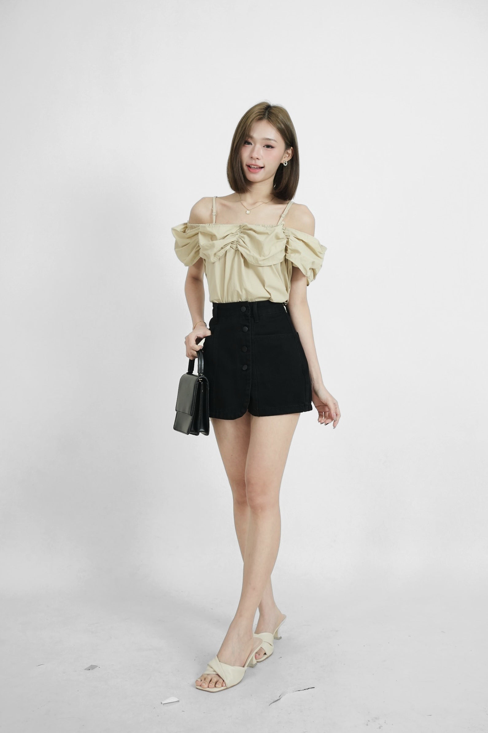 Kushino Denim Skorts