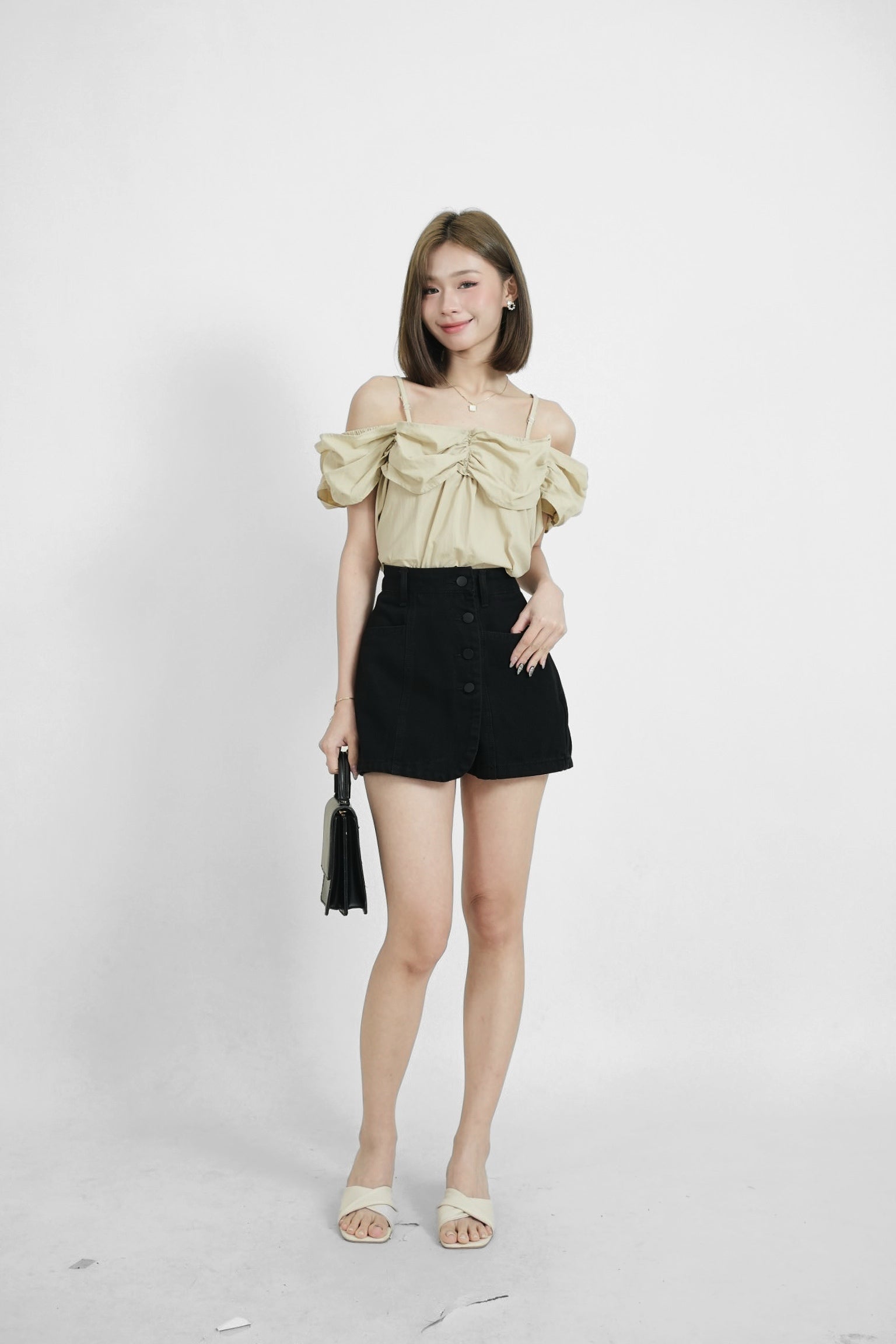 Kushino Denim Skorts