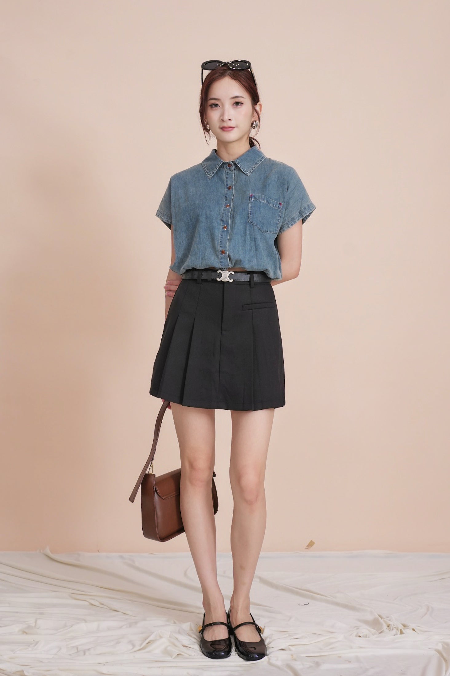 Luga Denim Top