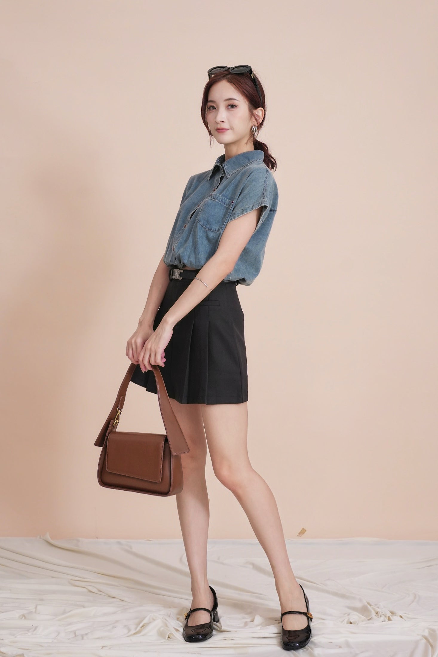 Luga Denim Top