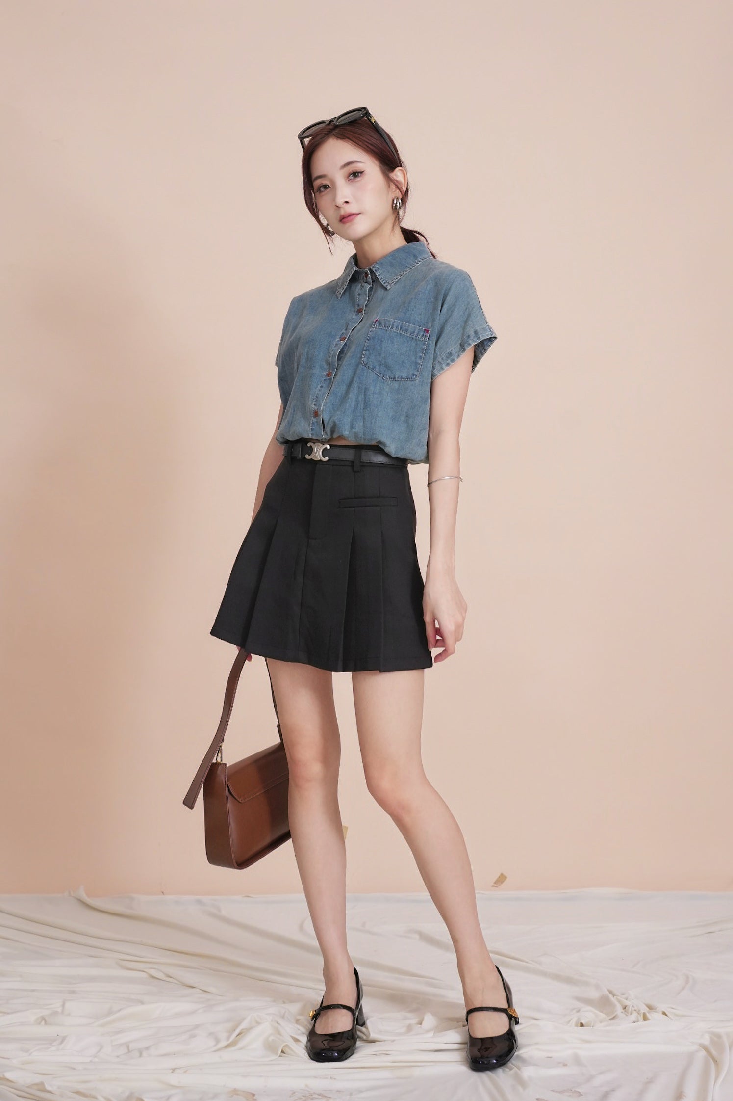 Luga Denim Top
