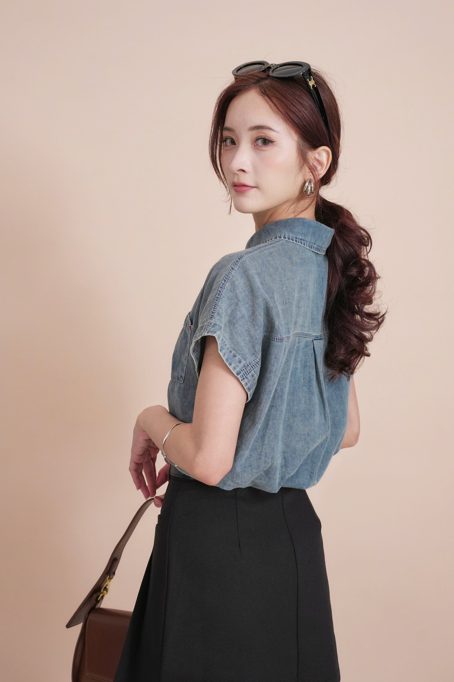 Luga Denim Top