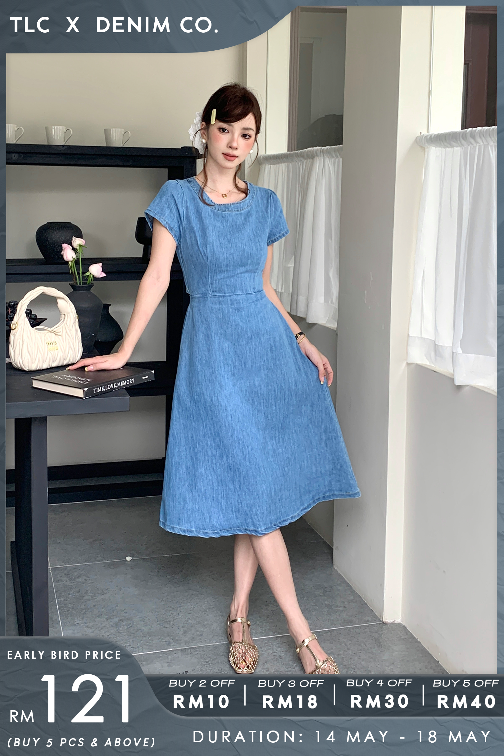 Sigewinne Denim Dress