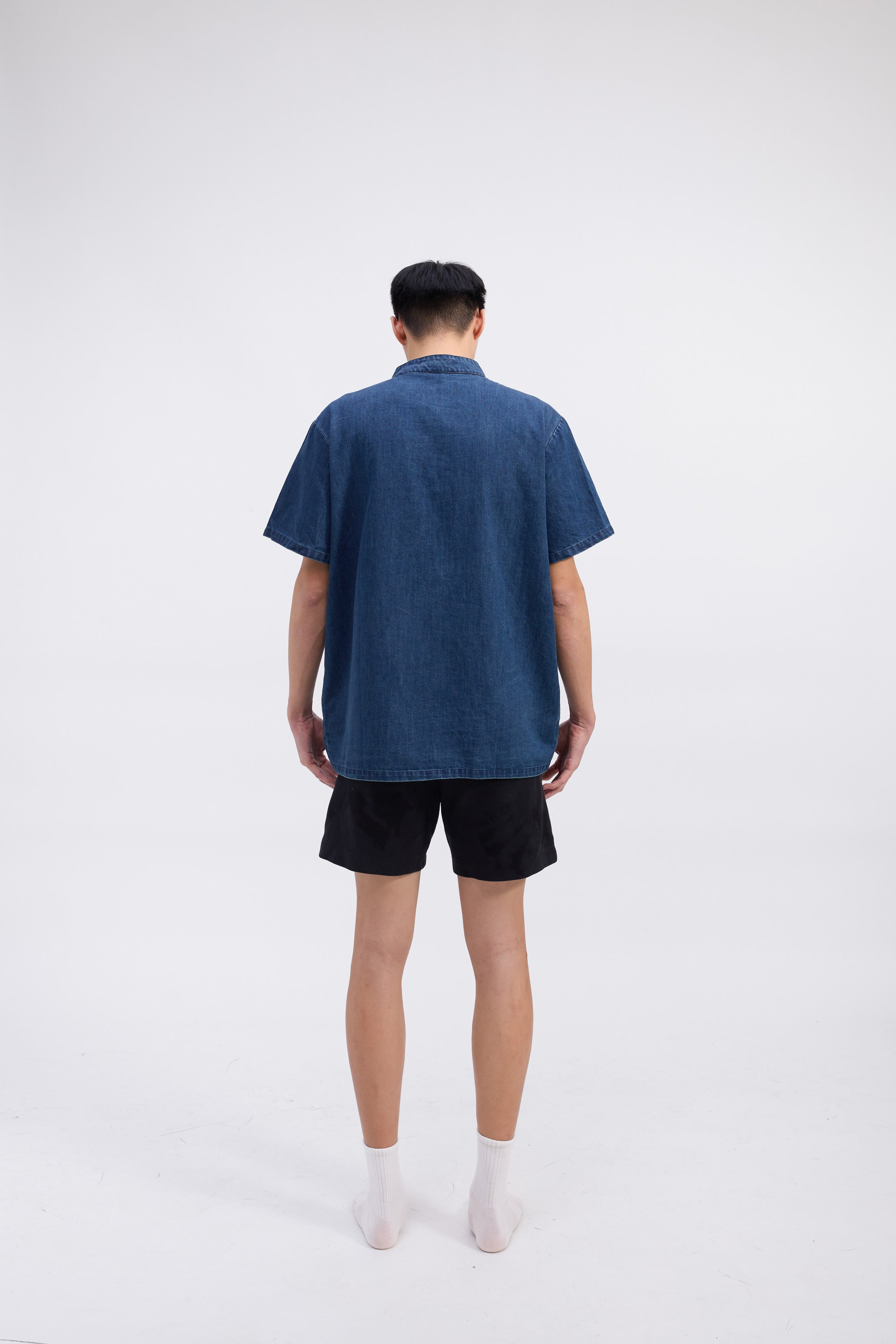 Ronal Denim Cheongsam Shirt