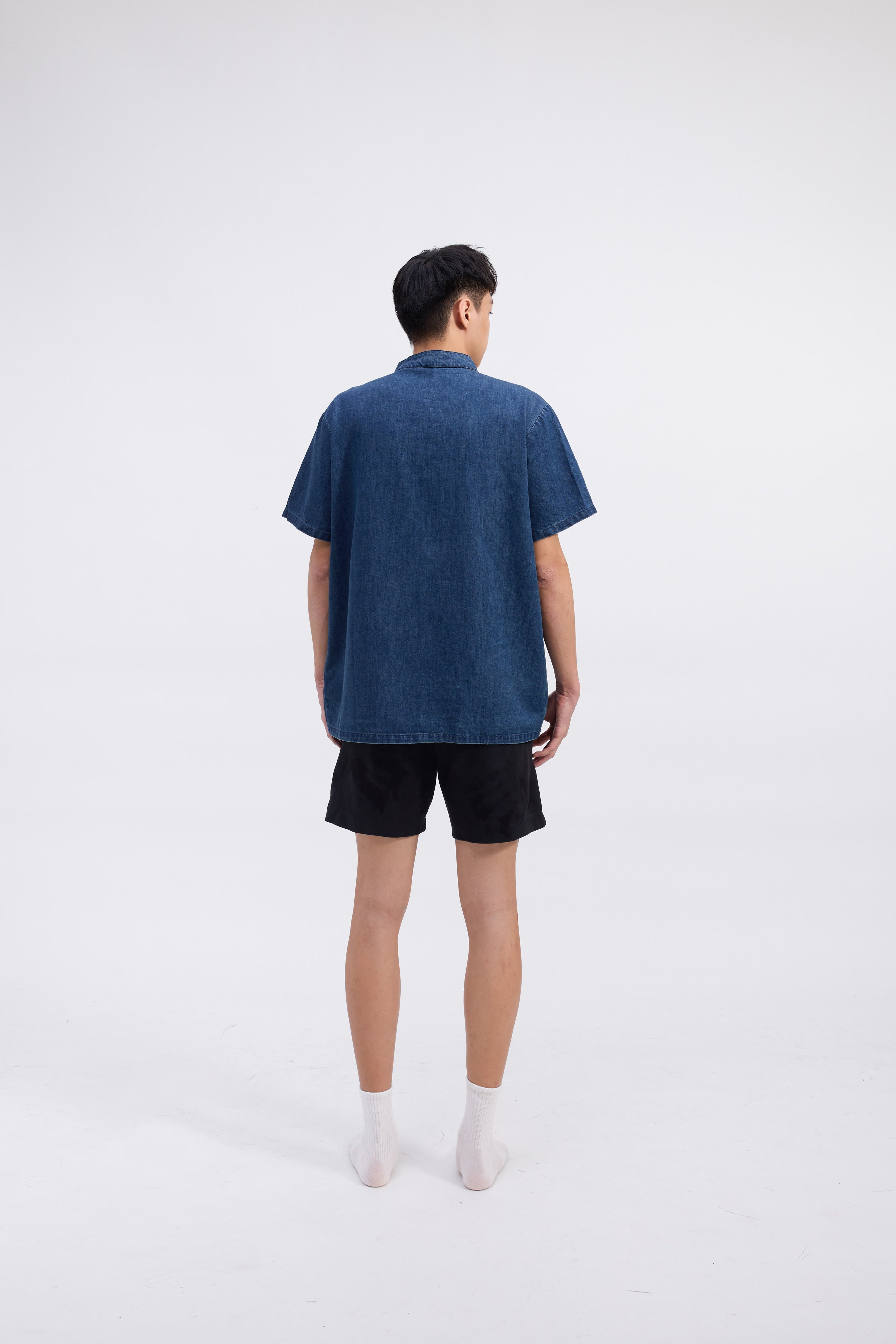 Ronal Denim Cheongsam Shirt