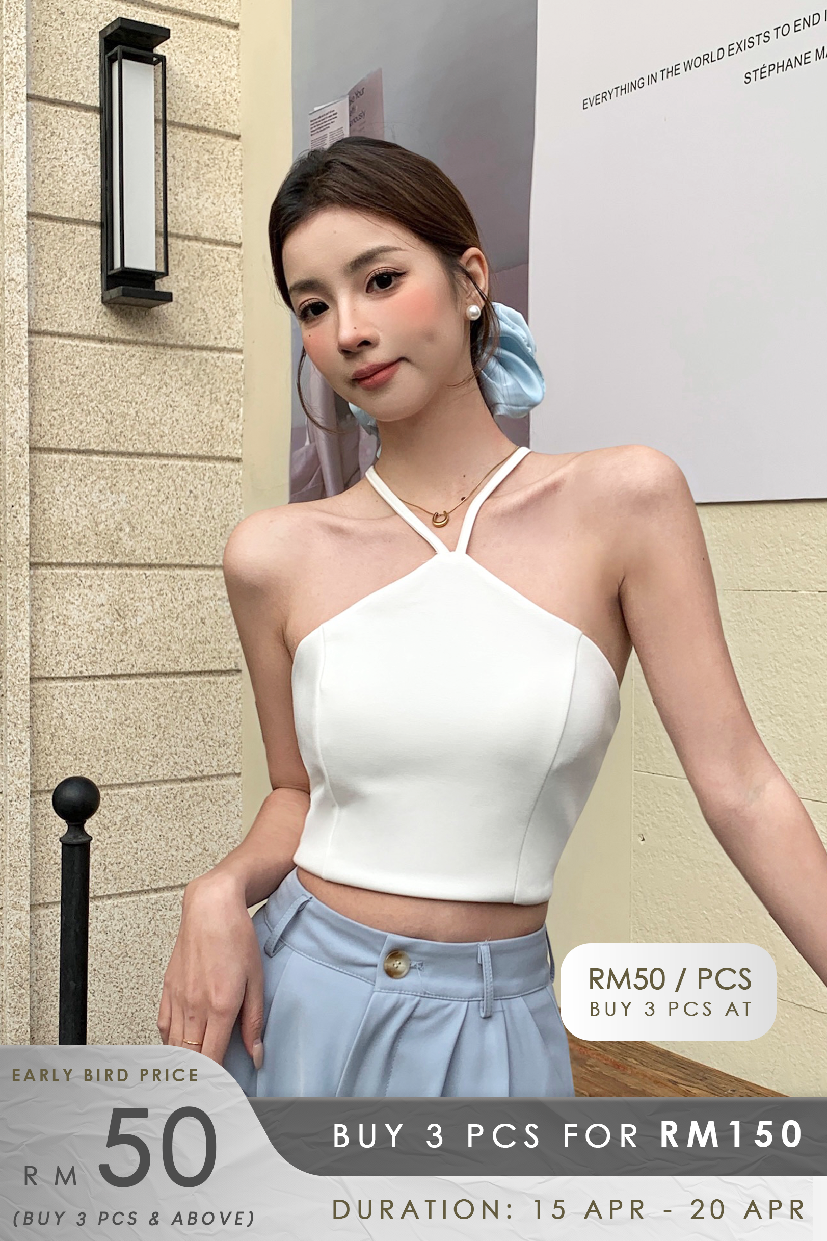 Zoe Halterneck Top