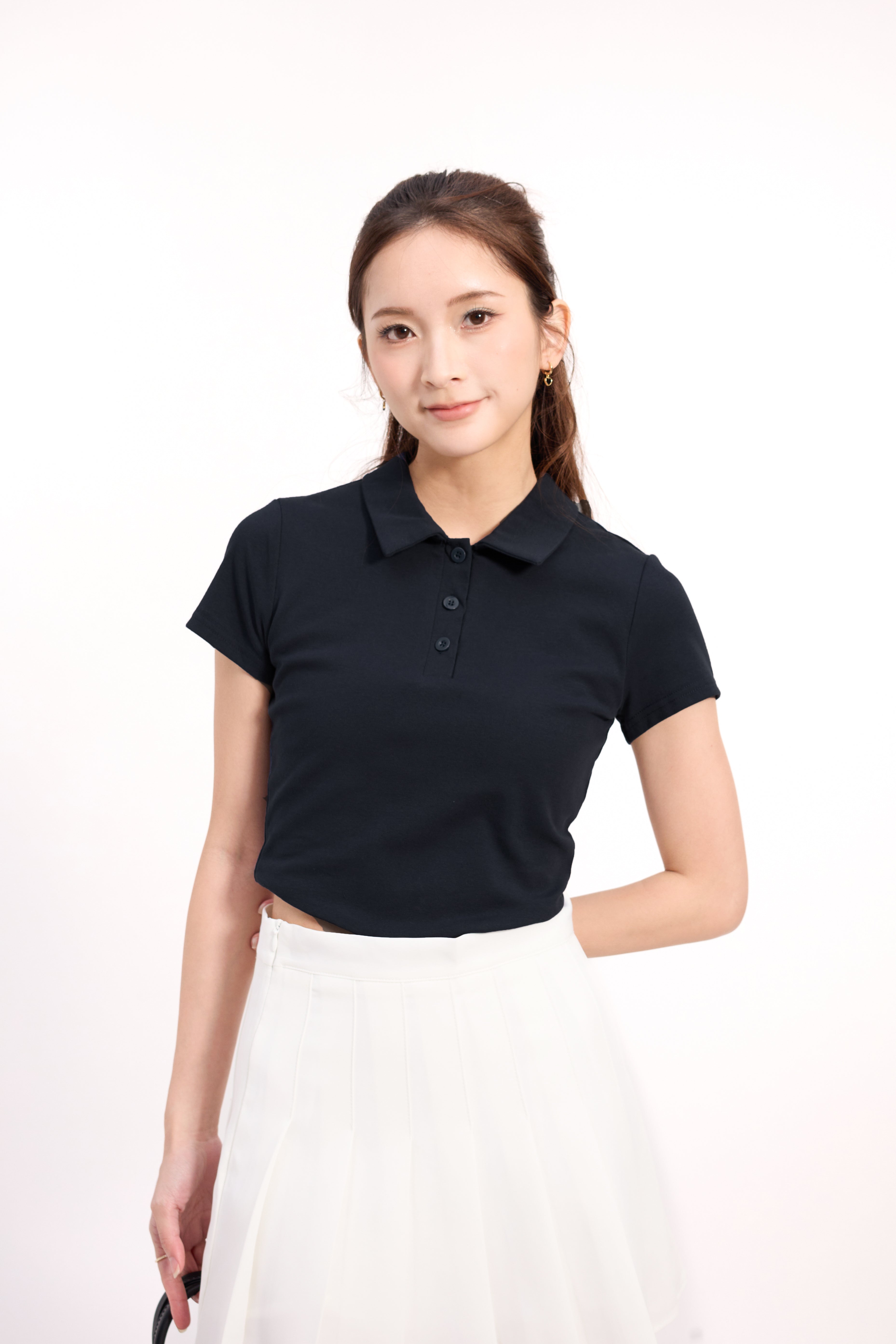 Kora Polo Crop Top