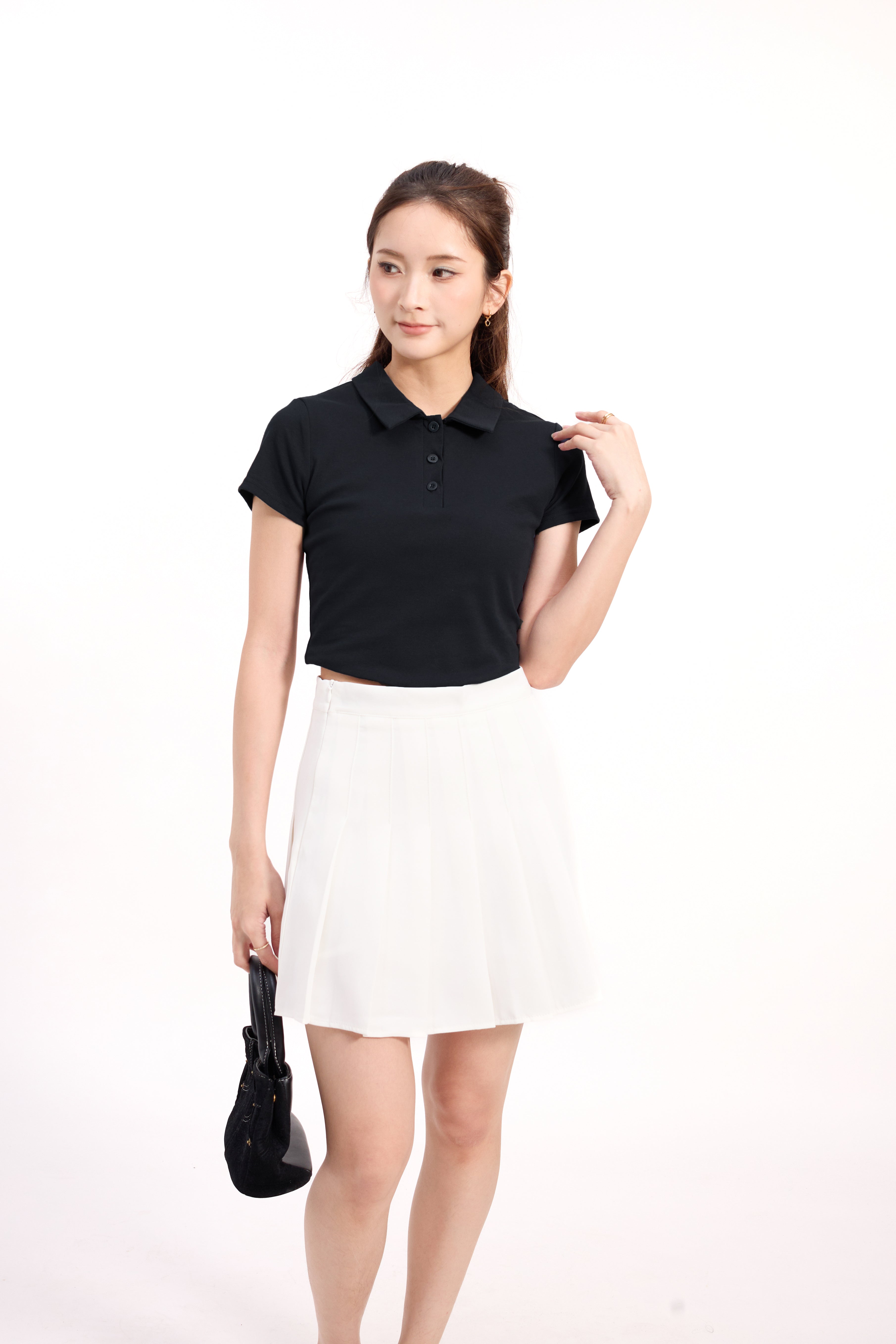 Kora Polo Crop Top