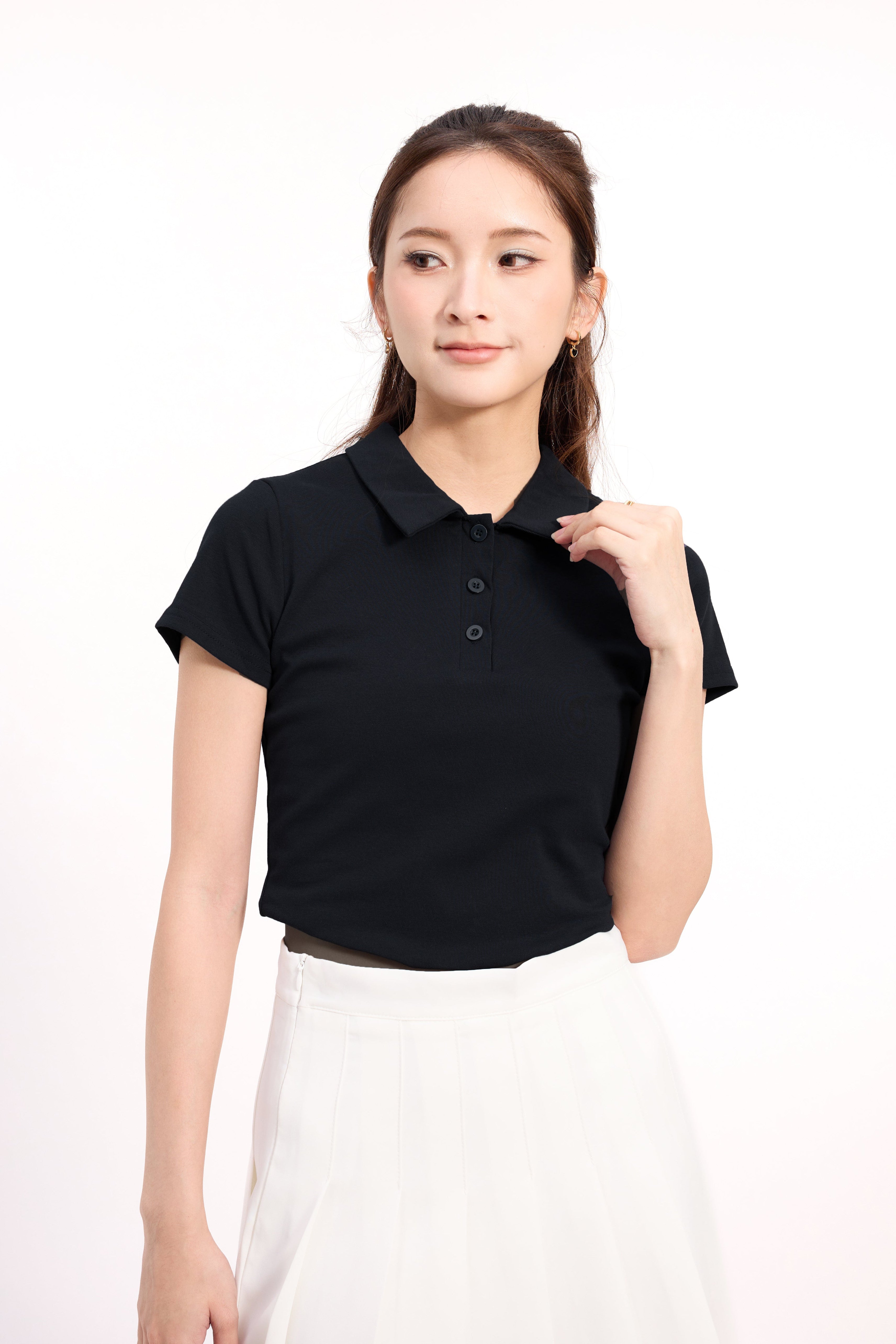 Kora Polo Crop Top