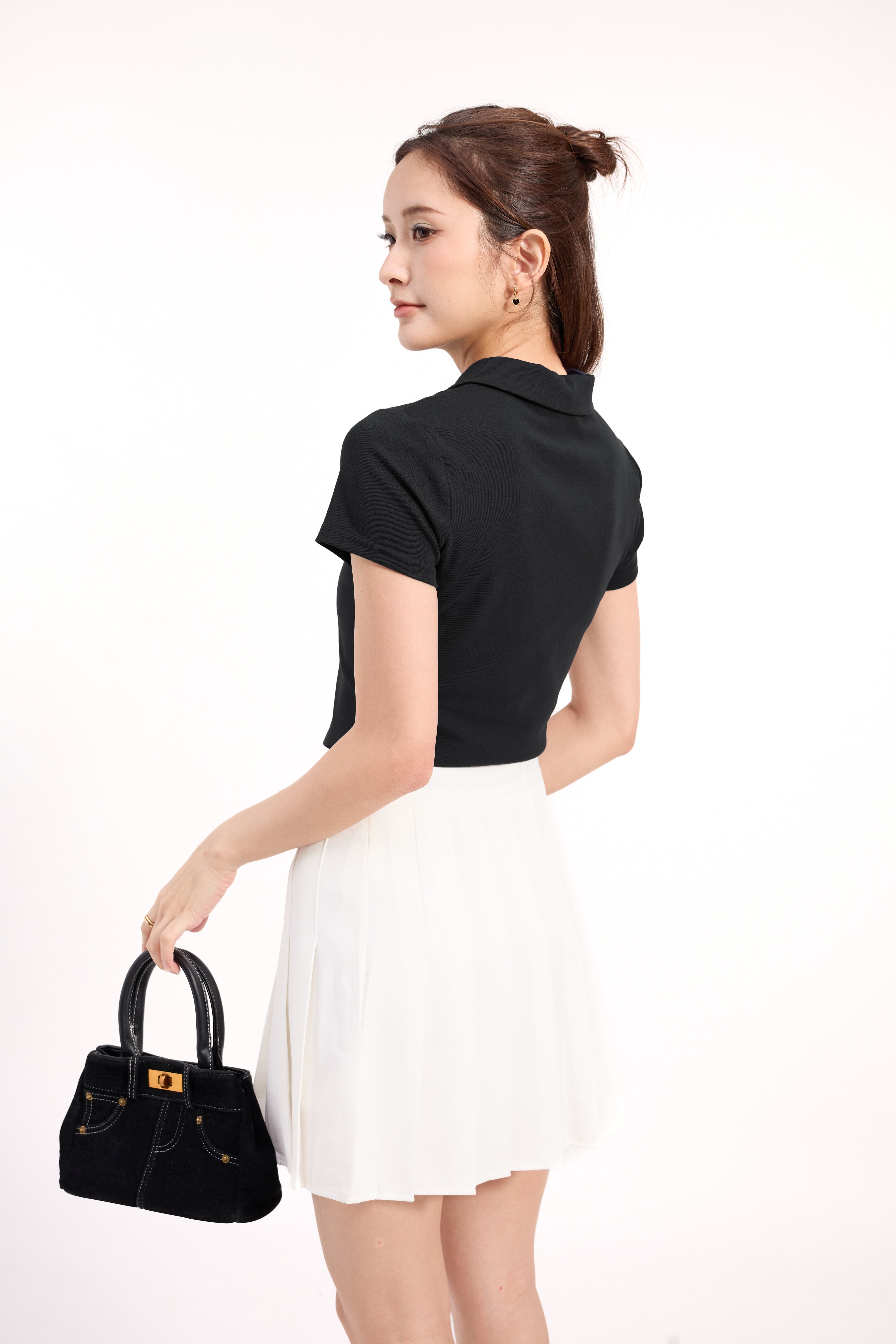 Kora Polo Crop Top