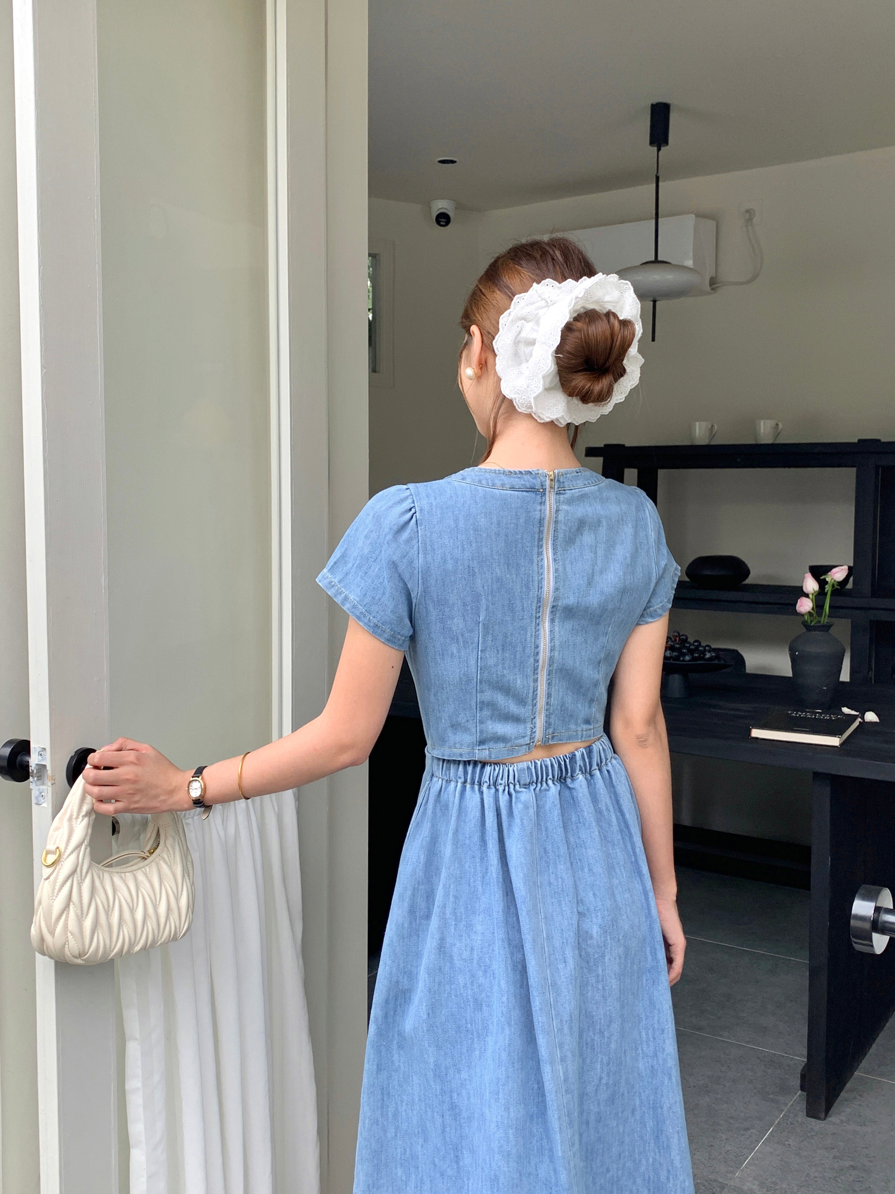 Sigewinne Denim Dress (Defect)