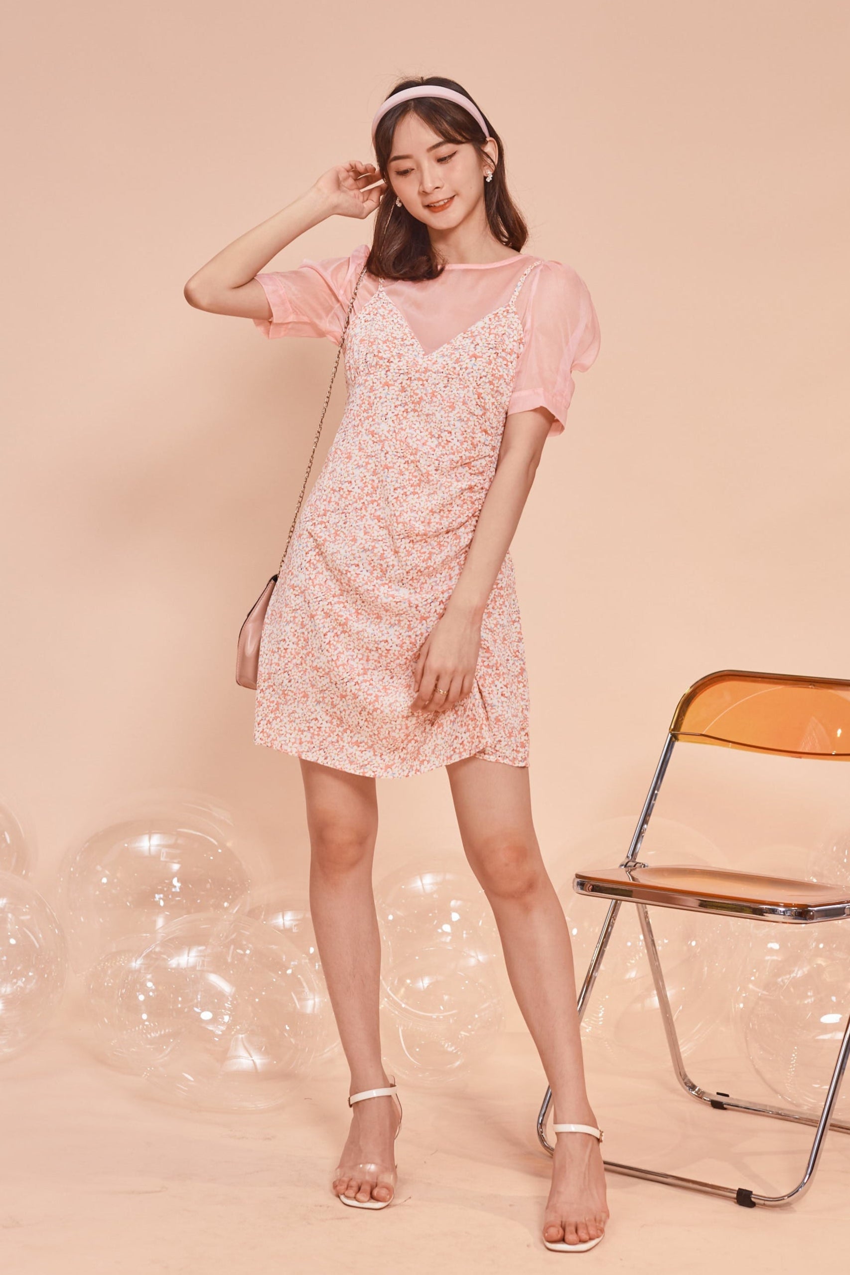 Veena Dress - Pink (7401234530455)