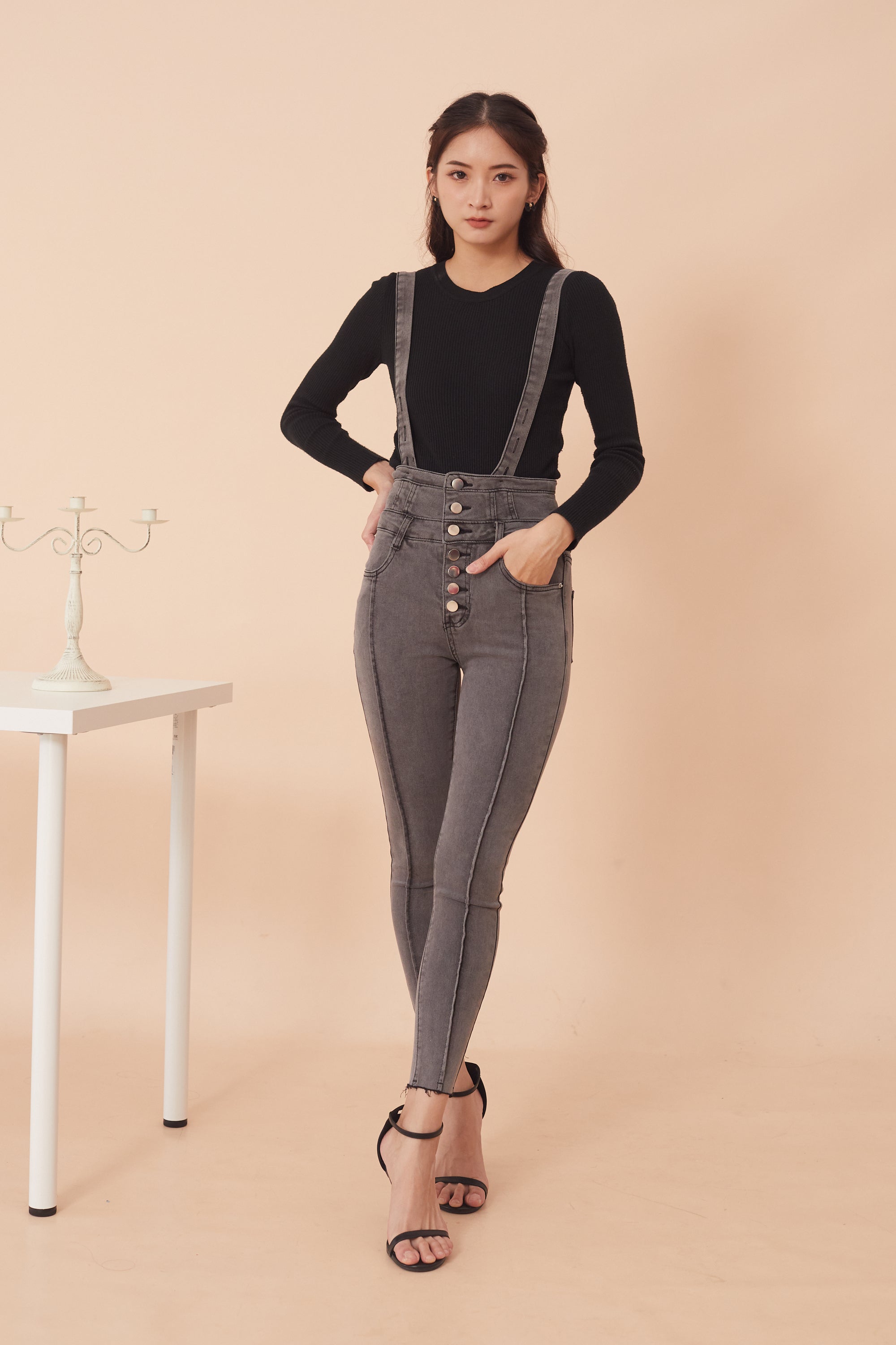 German Denim Dungaree Jeans