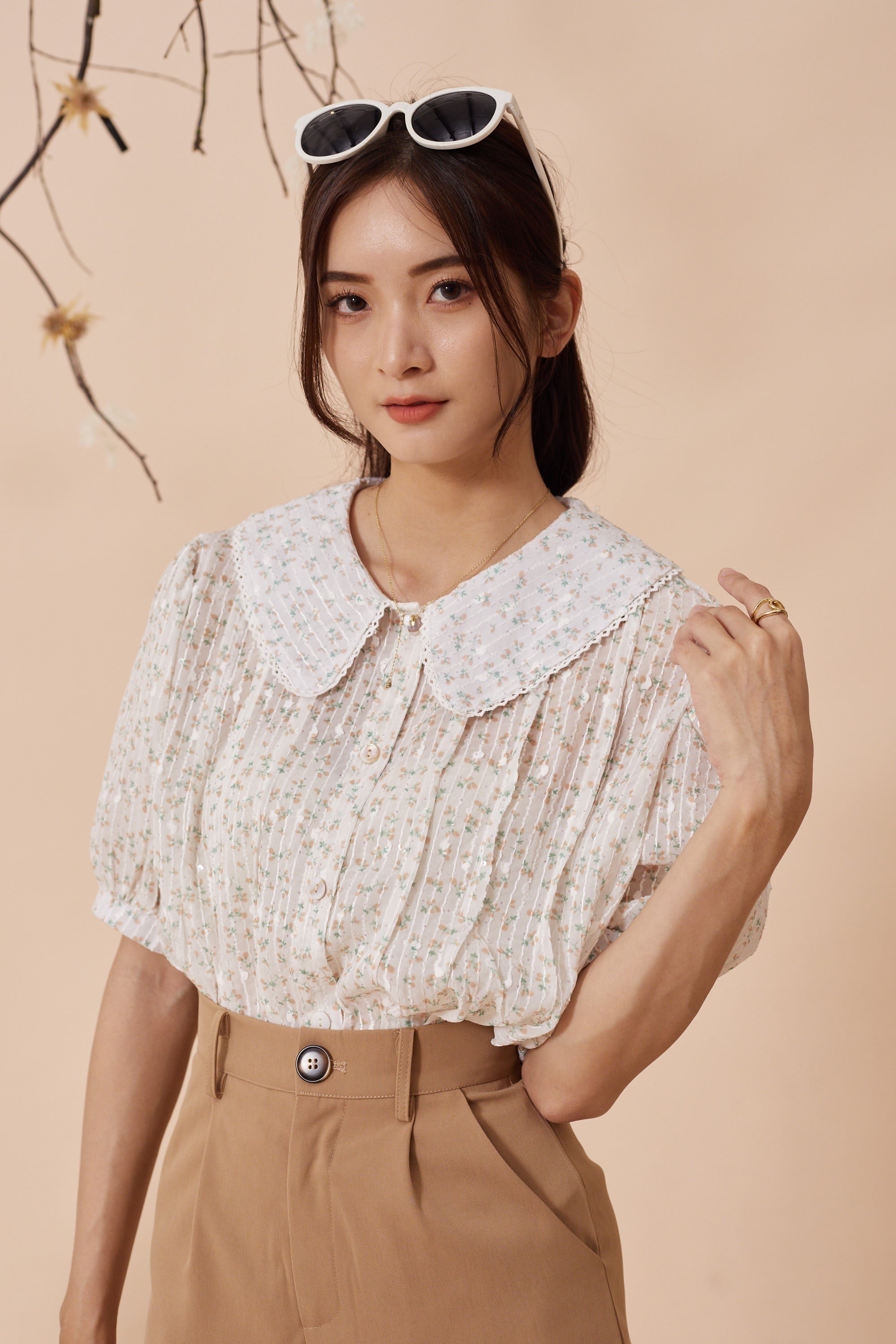 Amber Top - Off White (7792341385367)