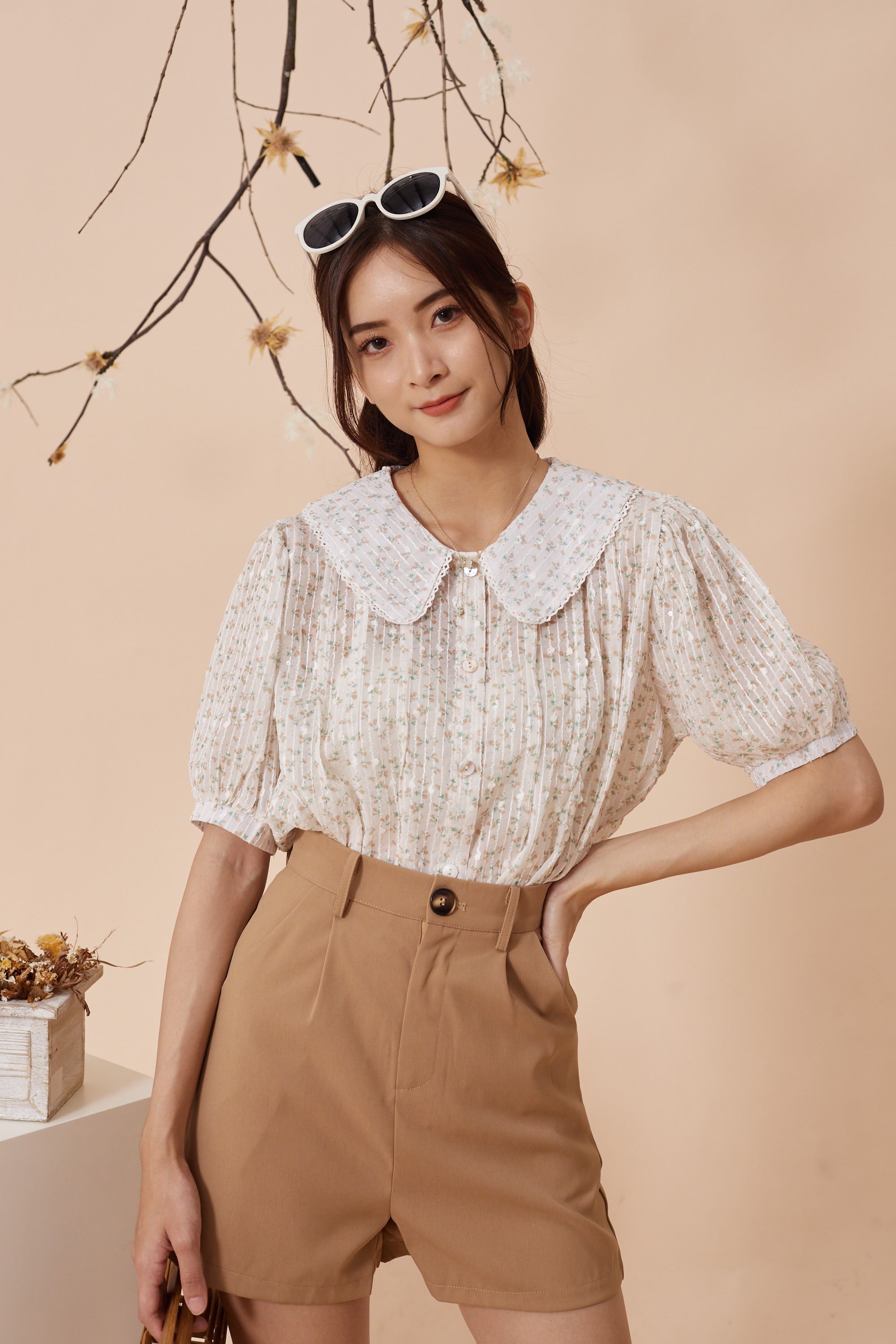 Amber Top - Off White (7792341385367)