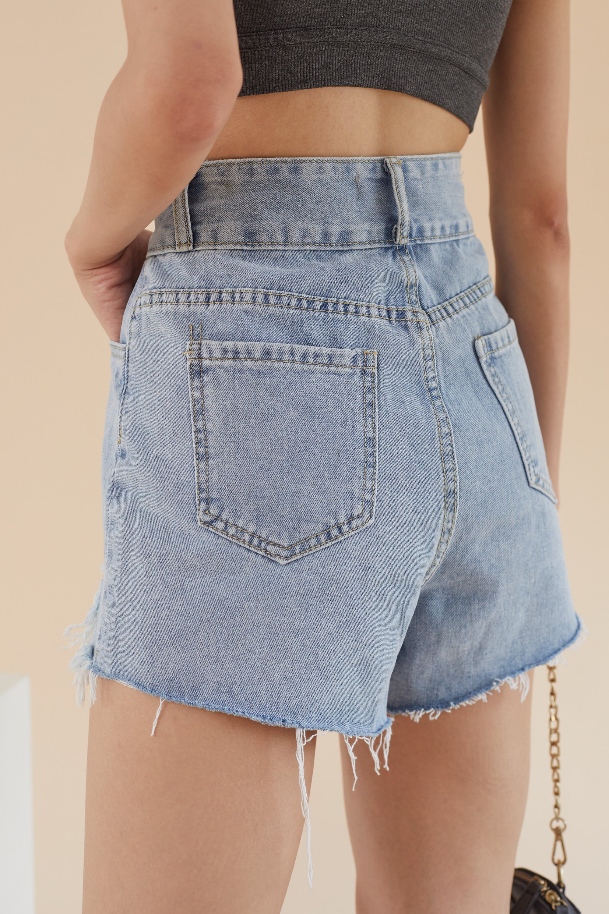 Sammy Denim Short - Acid Blue (7787085987991)