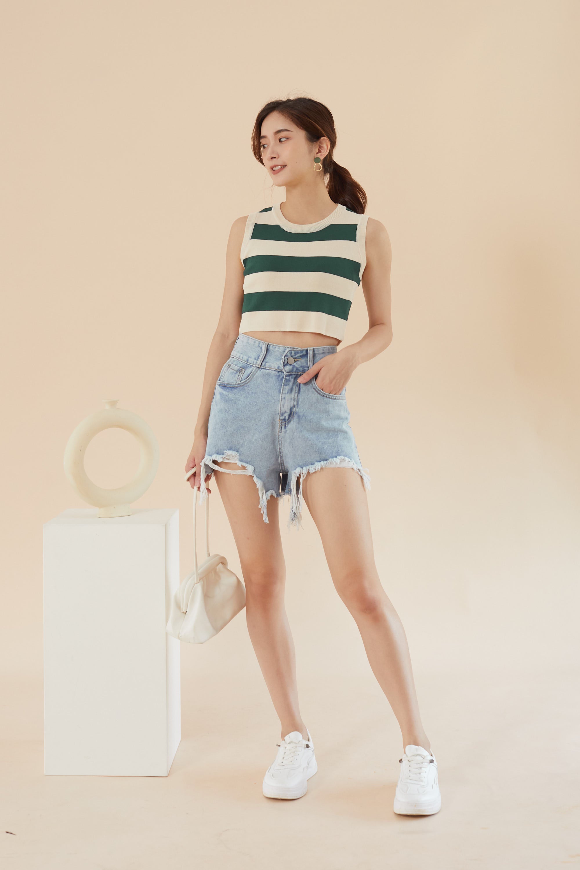 Sammy Denim Short - Acid Blue (7787085987991)