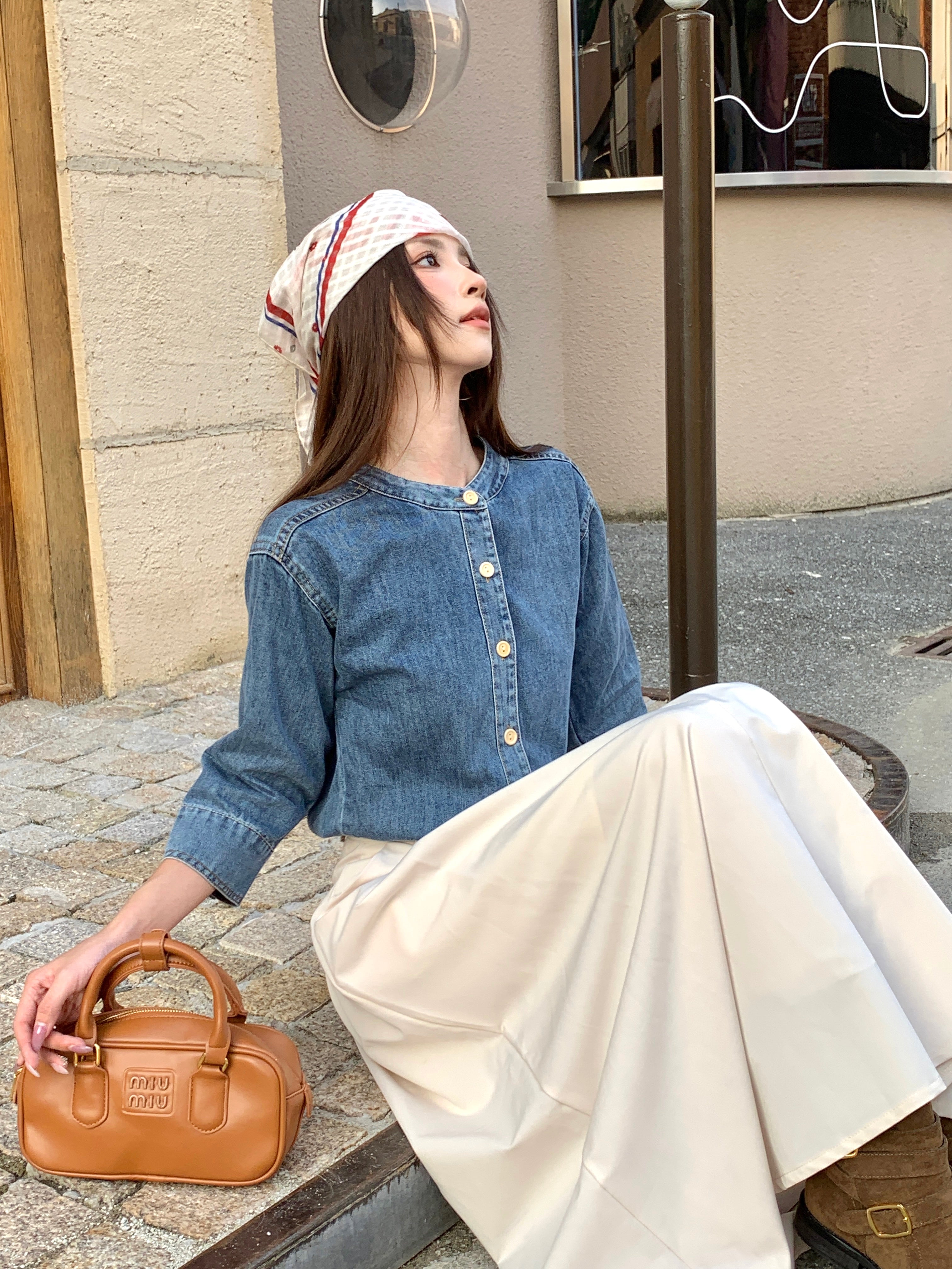 Elena Denim Outer