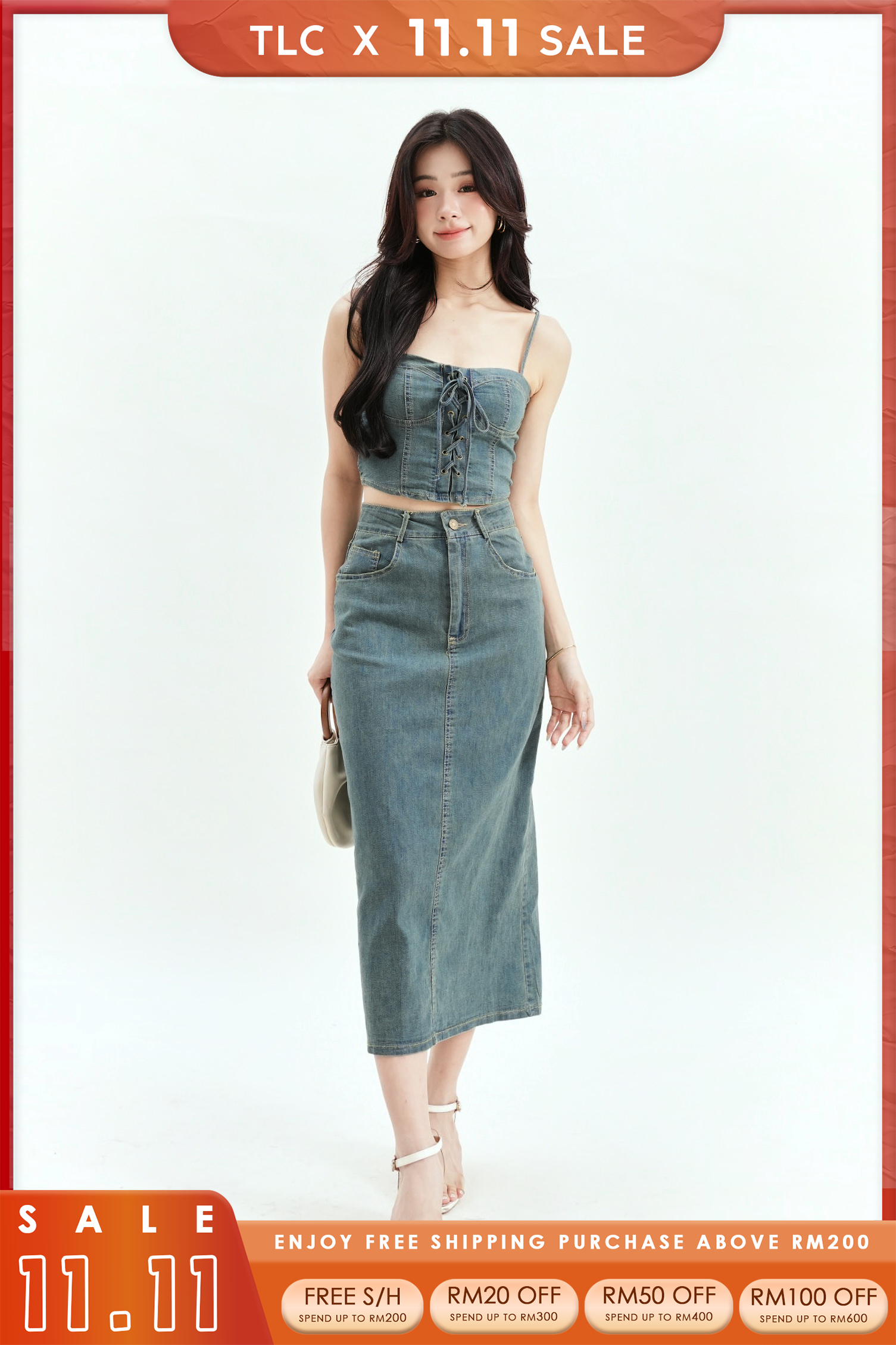 Montana Denim Skirt