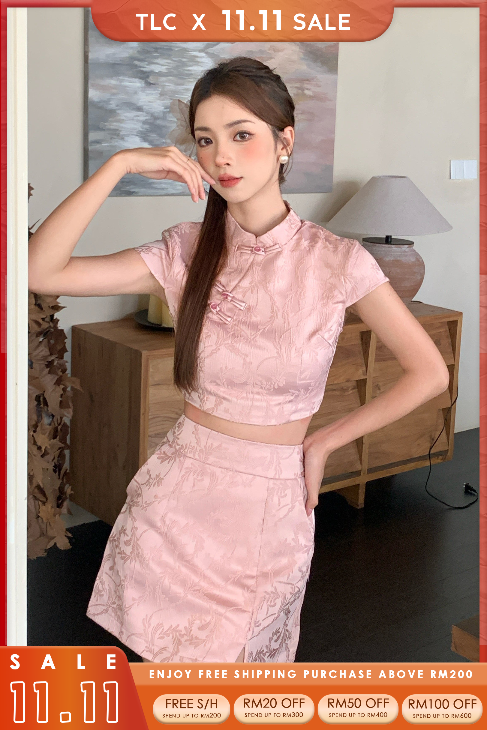 Jin Yun Cheongsam Top