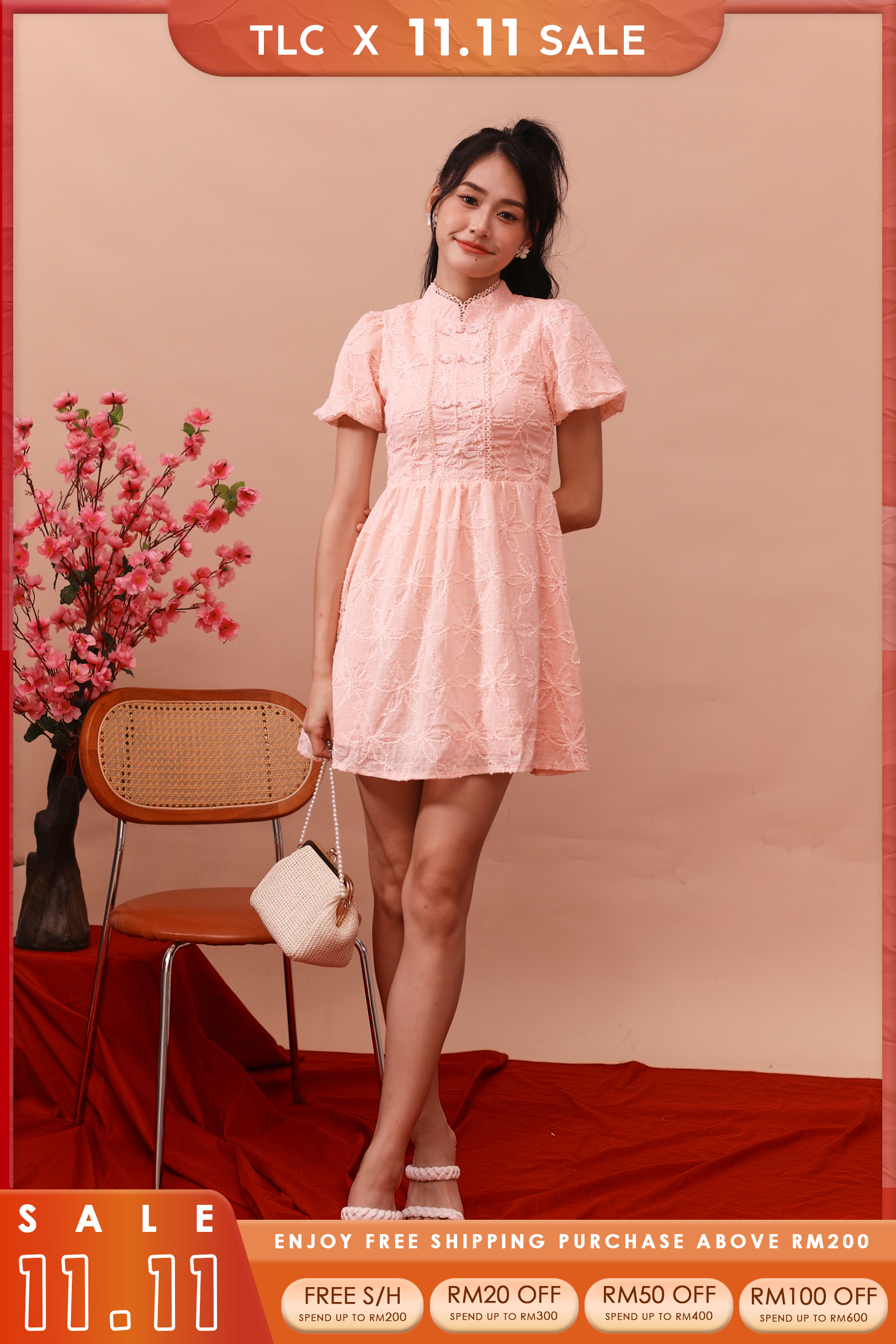 Lexi Cheongsam Dress