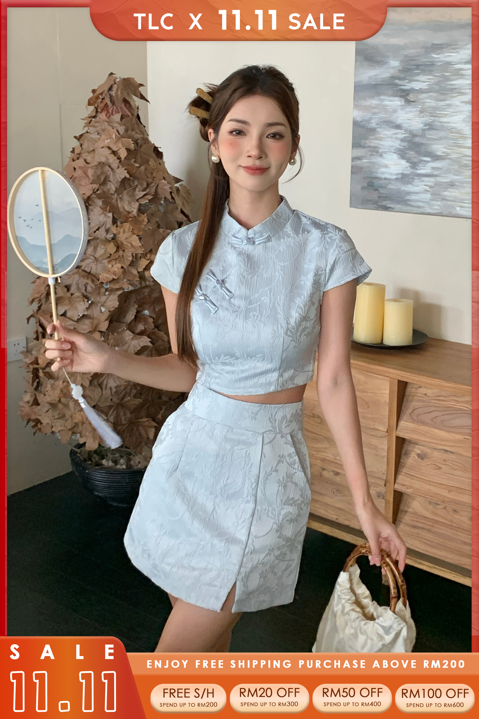 Jin Yun Cheongsam Top