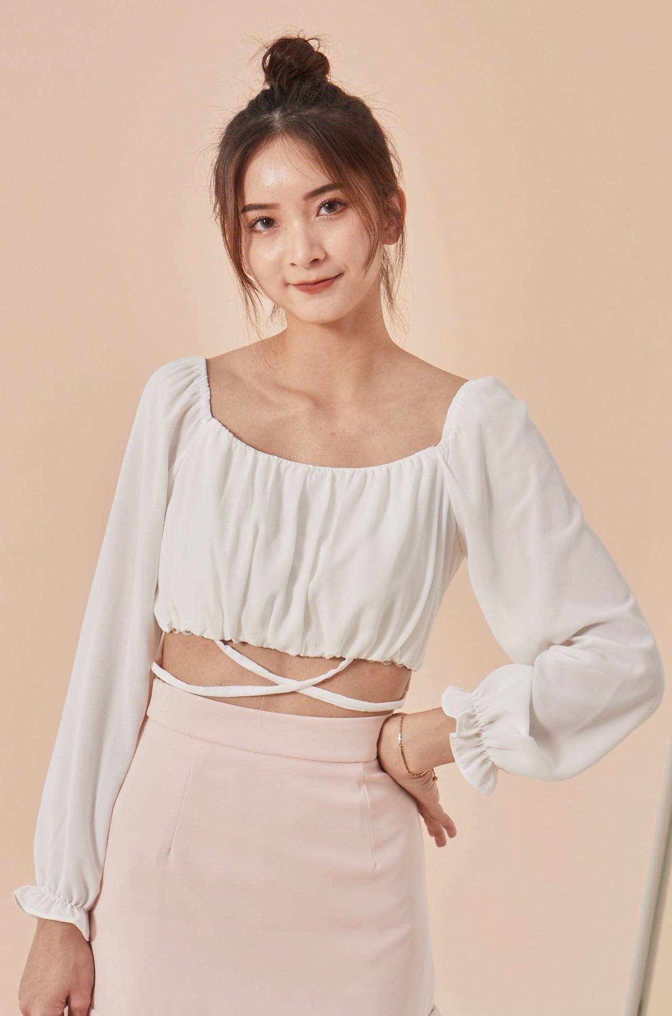 Tillie Top - White (7603369607319)