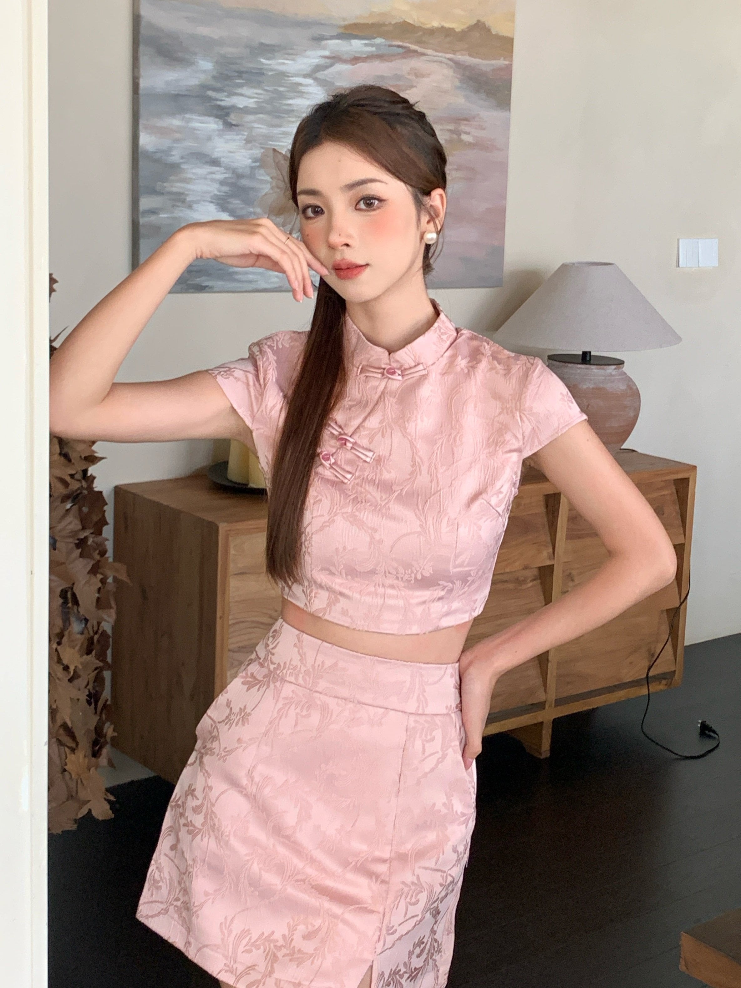 Jin Yun Cheongsam Top