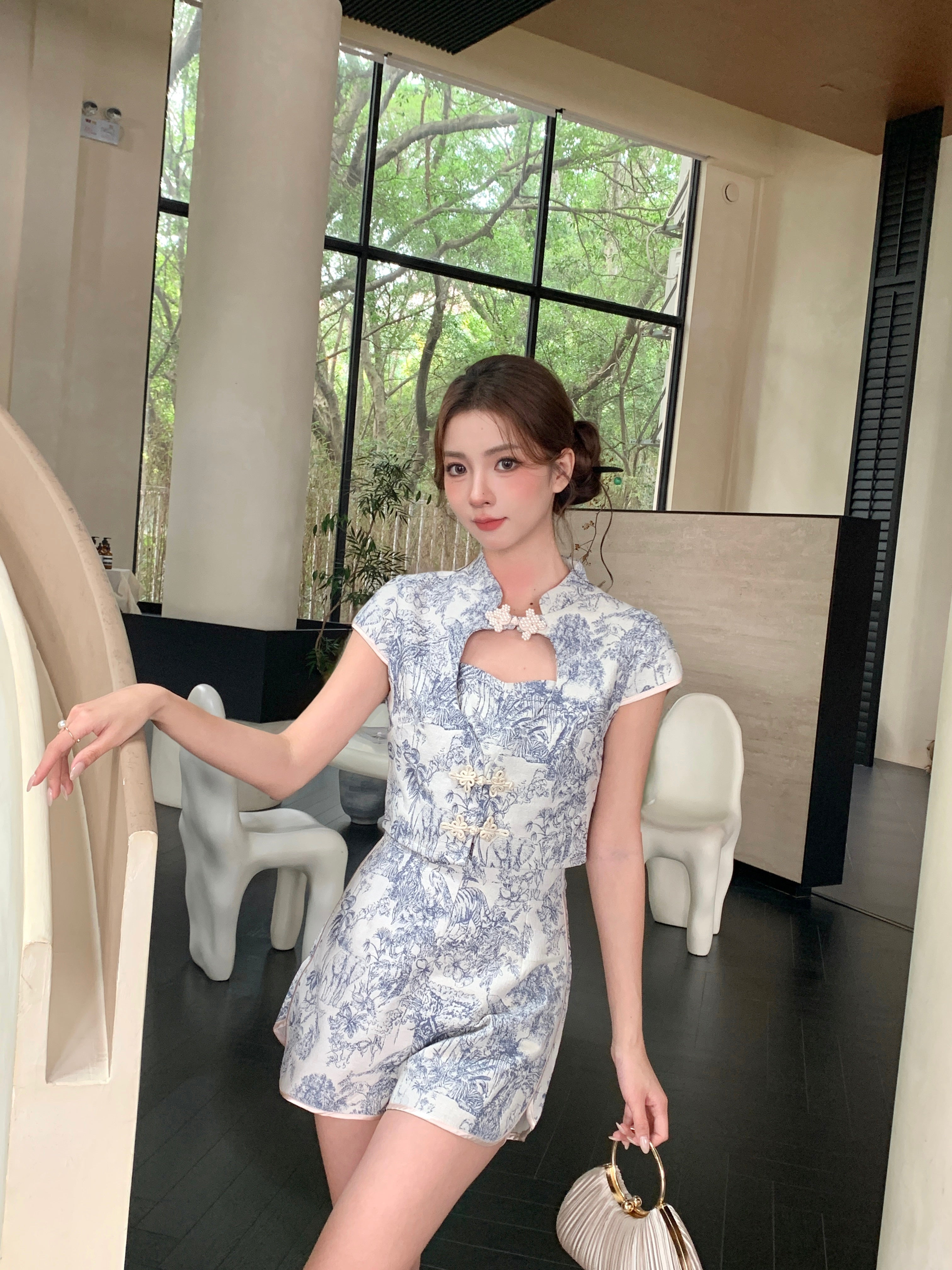 Lan Xi Cheongsam Shorts