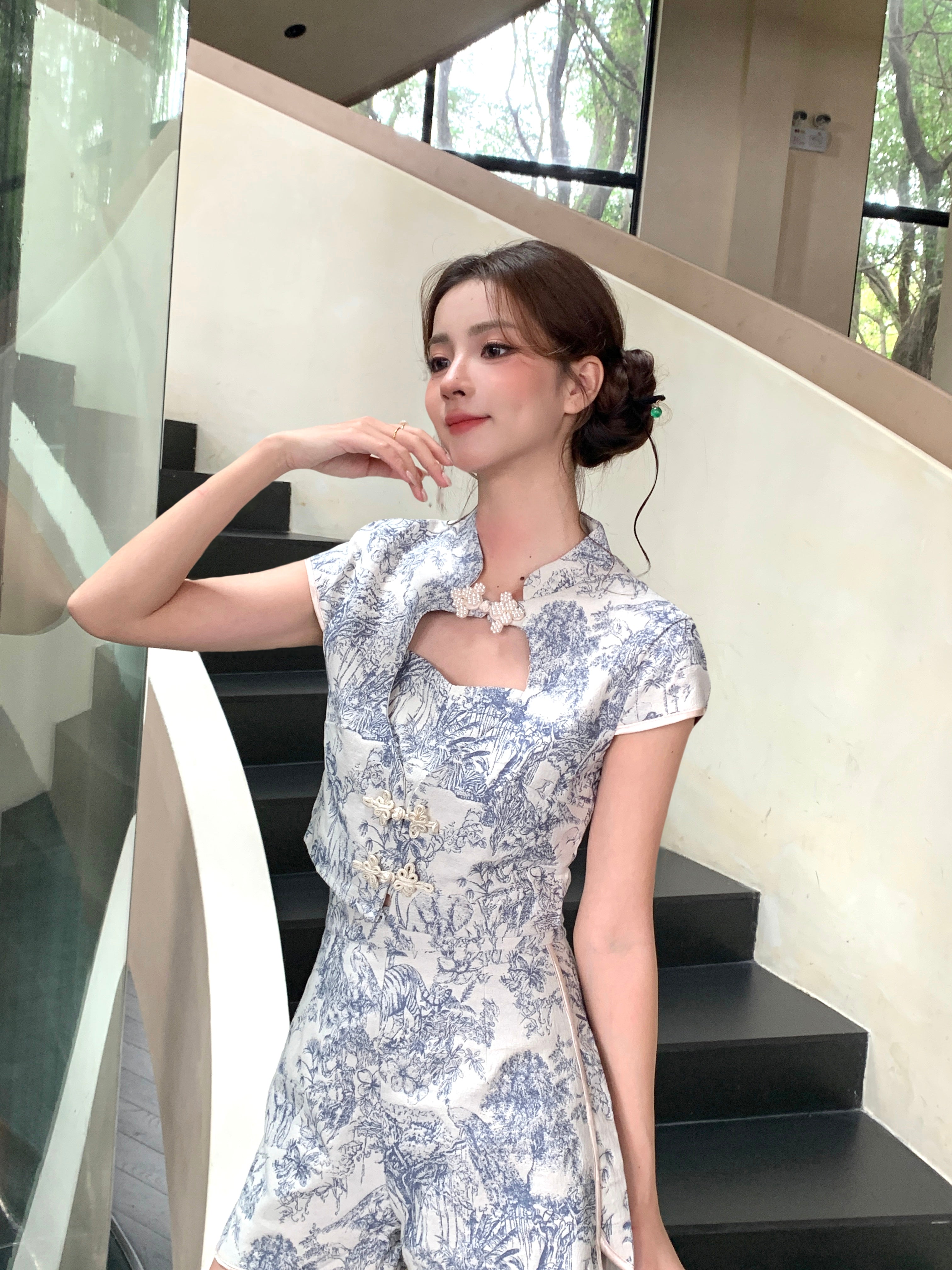 Lan Xi Cheongsam Shorts