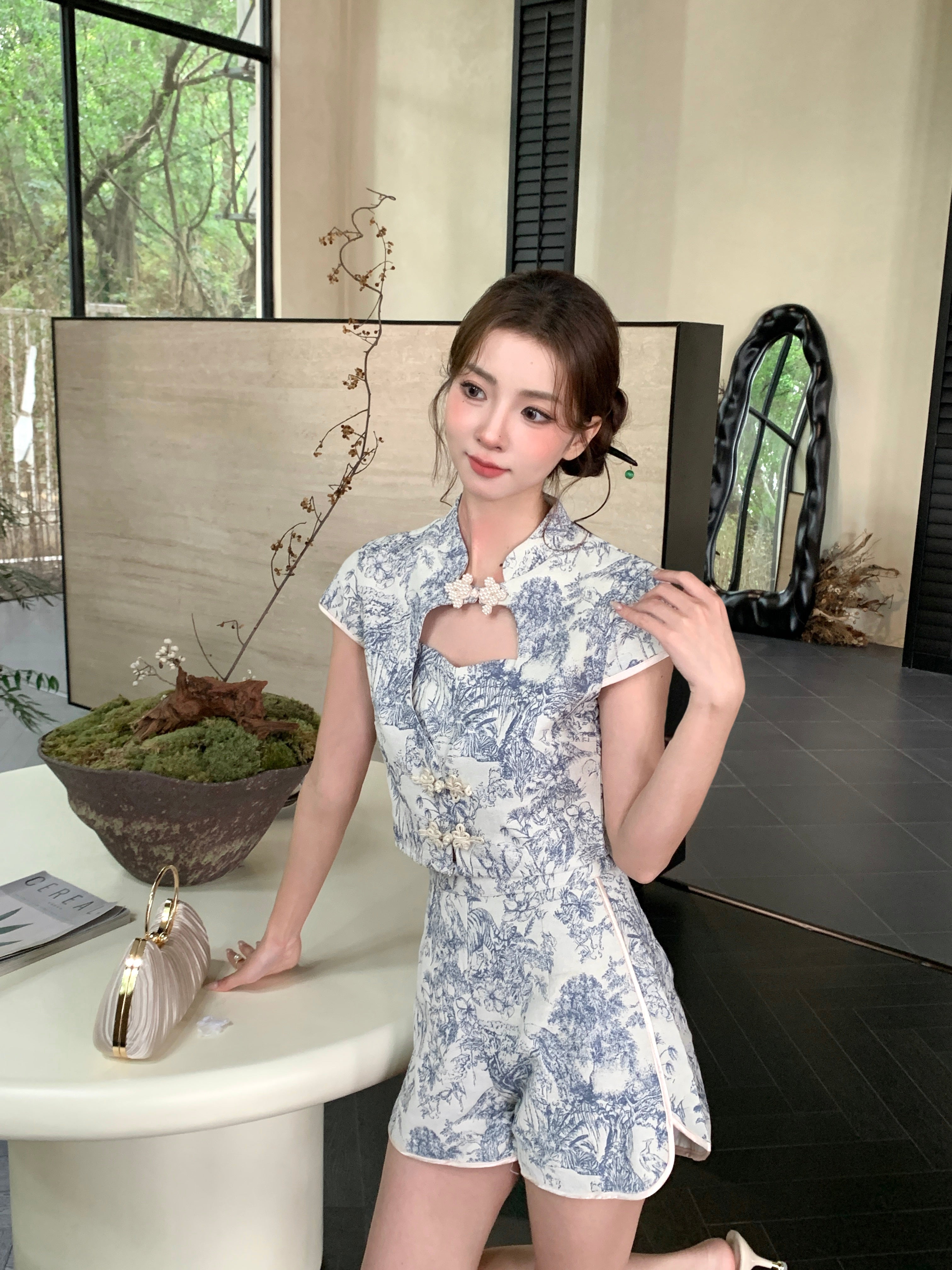 Lan Xi Cheongsam Shorts