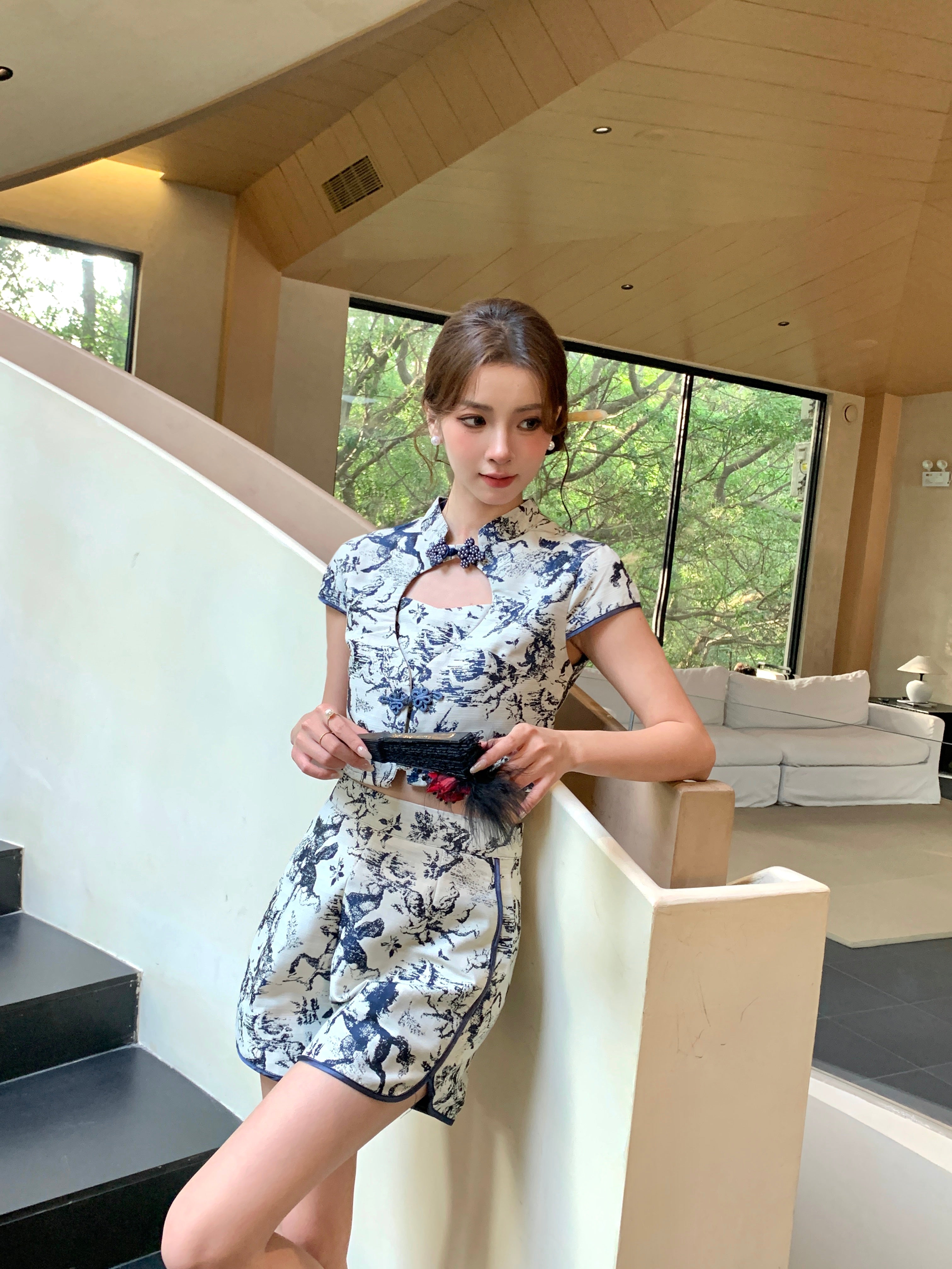 Lan Xi Cheongsam Shorts