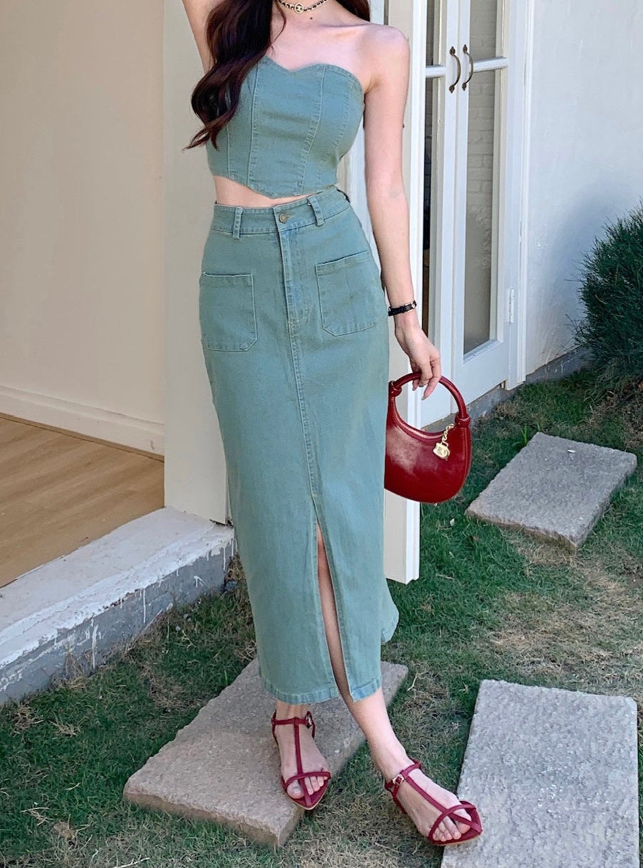 Zivana Denim Top