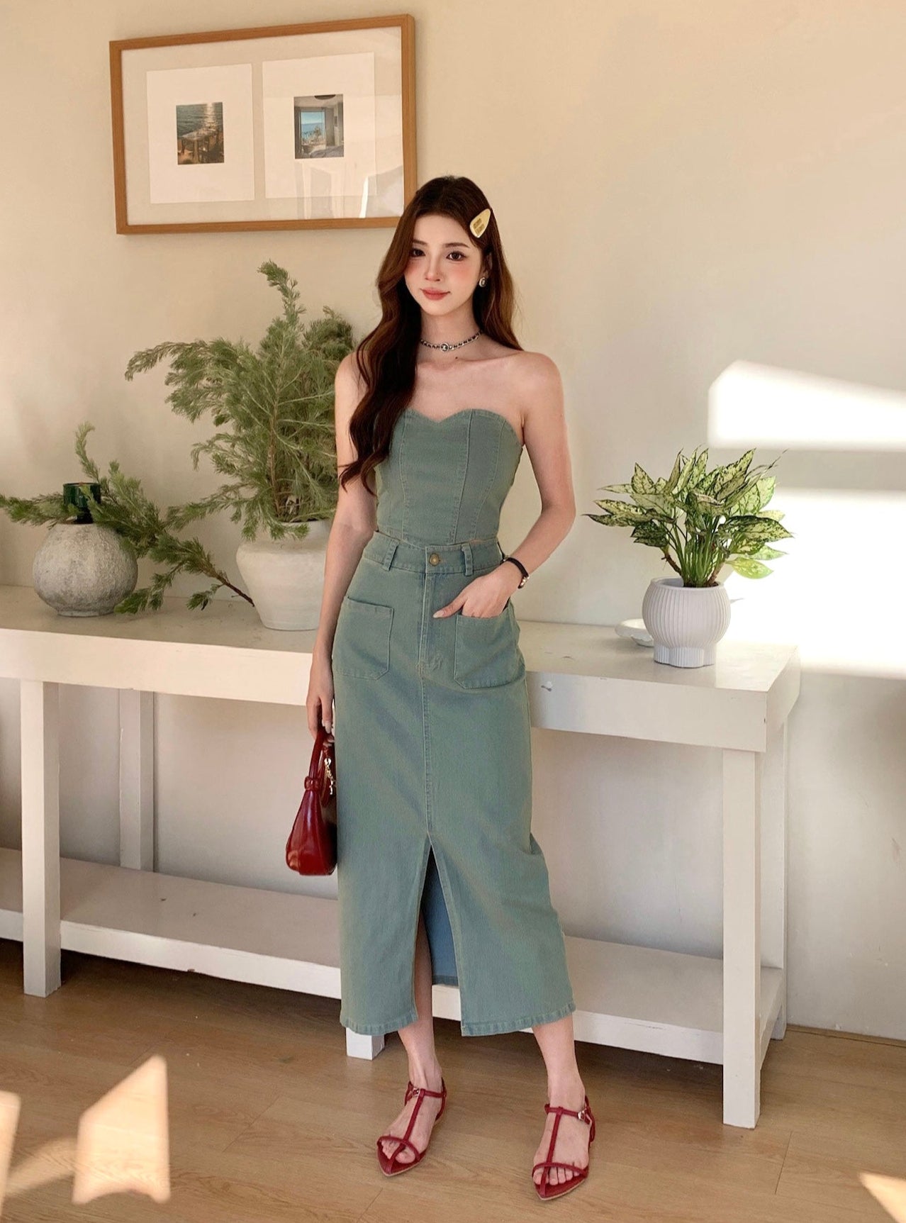 Zivana Denim Top